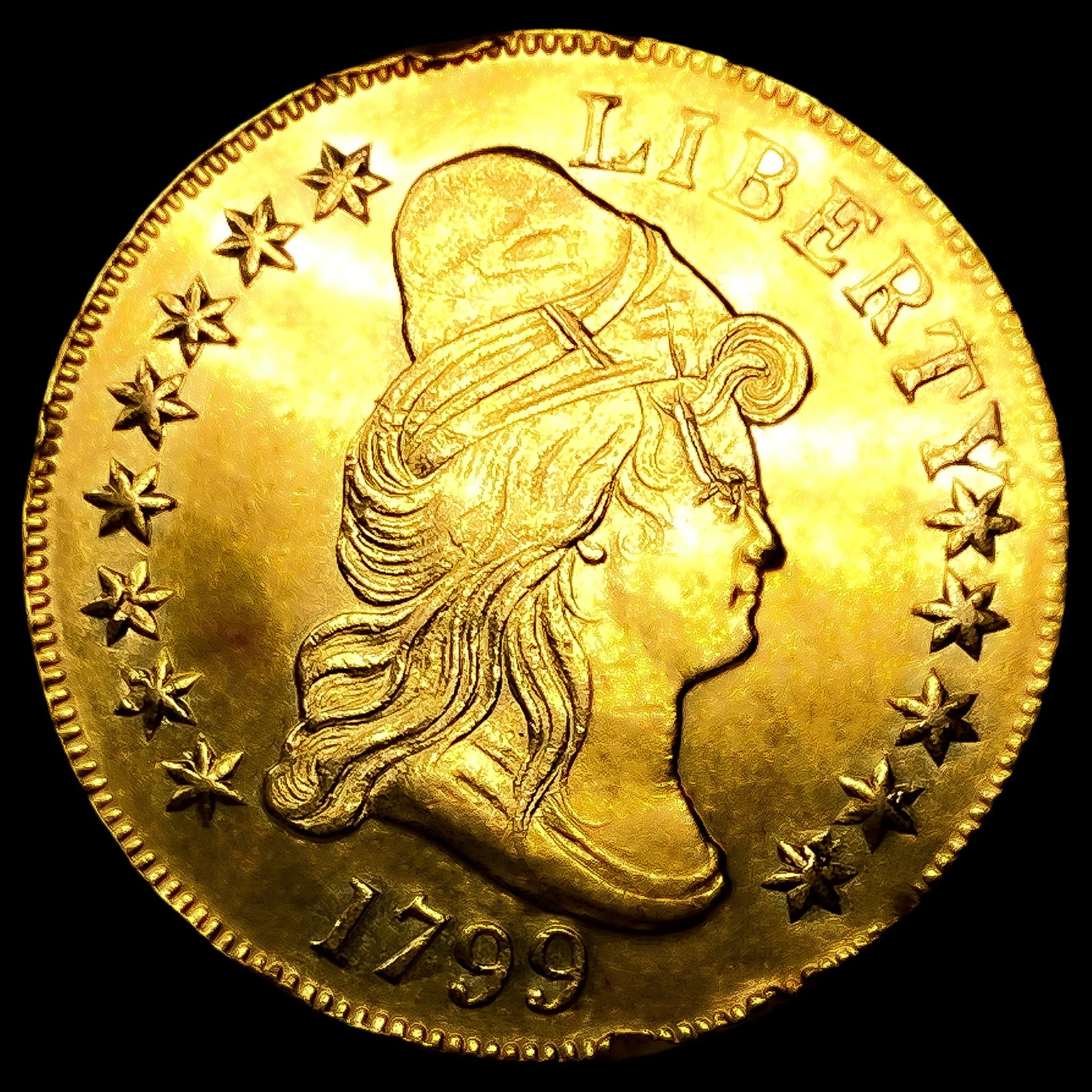 1799 Sm Stars $10 Gold Eagle (1 of 2)