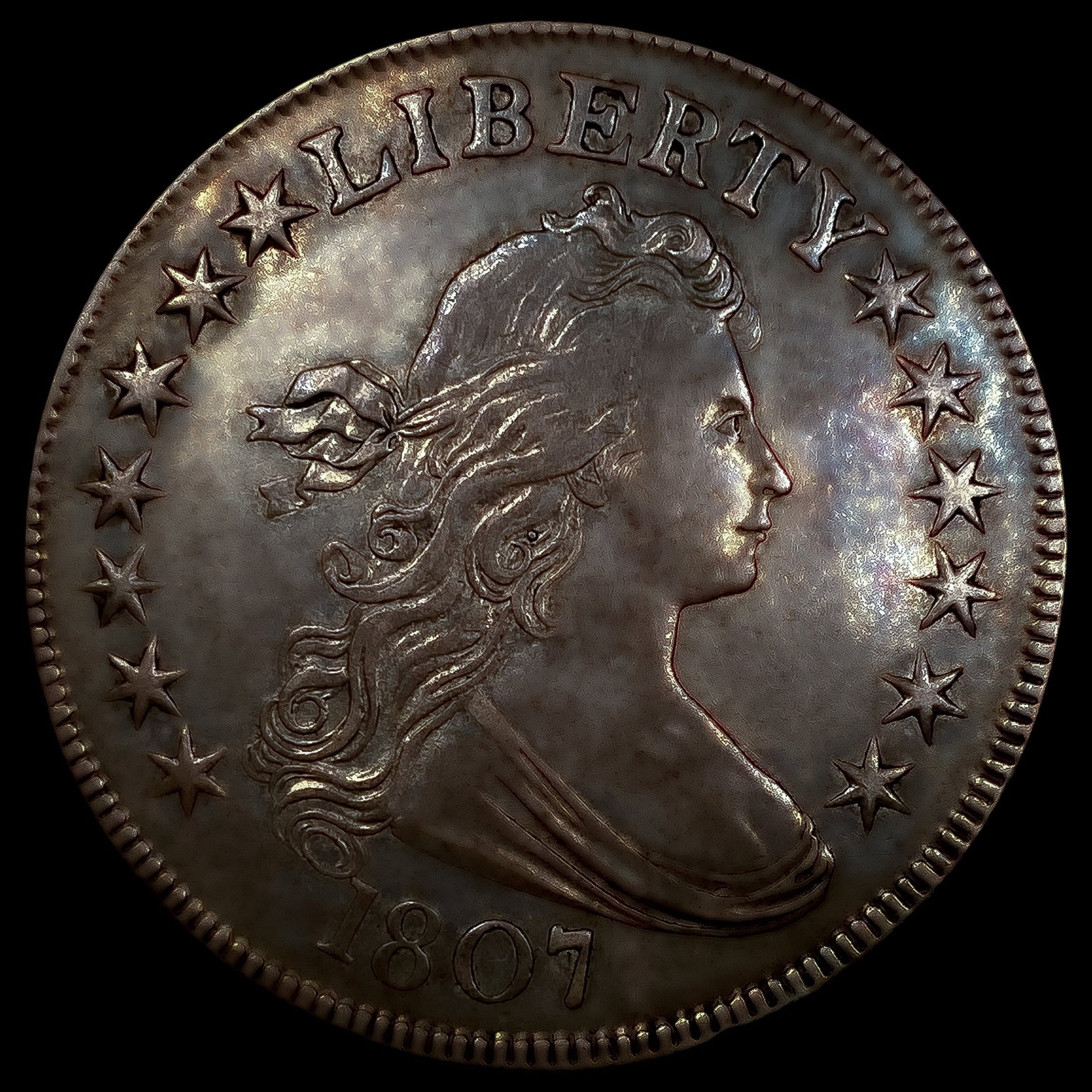 1807 Draped Bust Half Dollar (1 of 2)