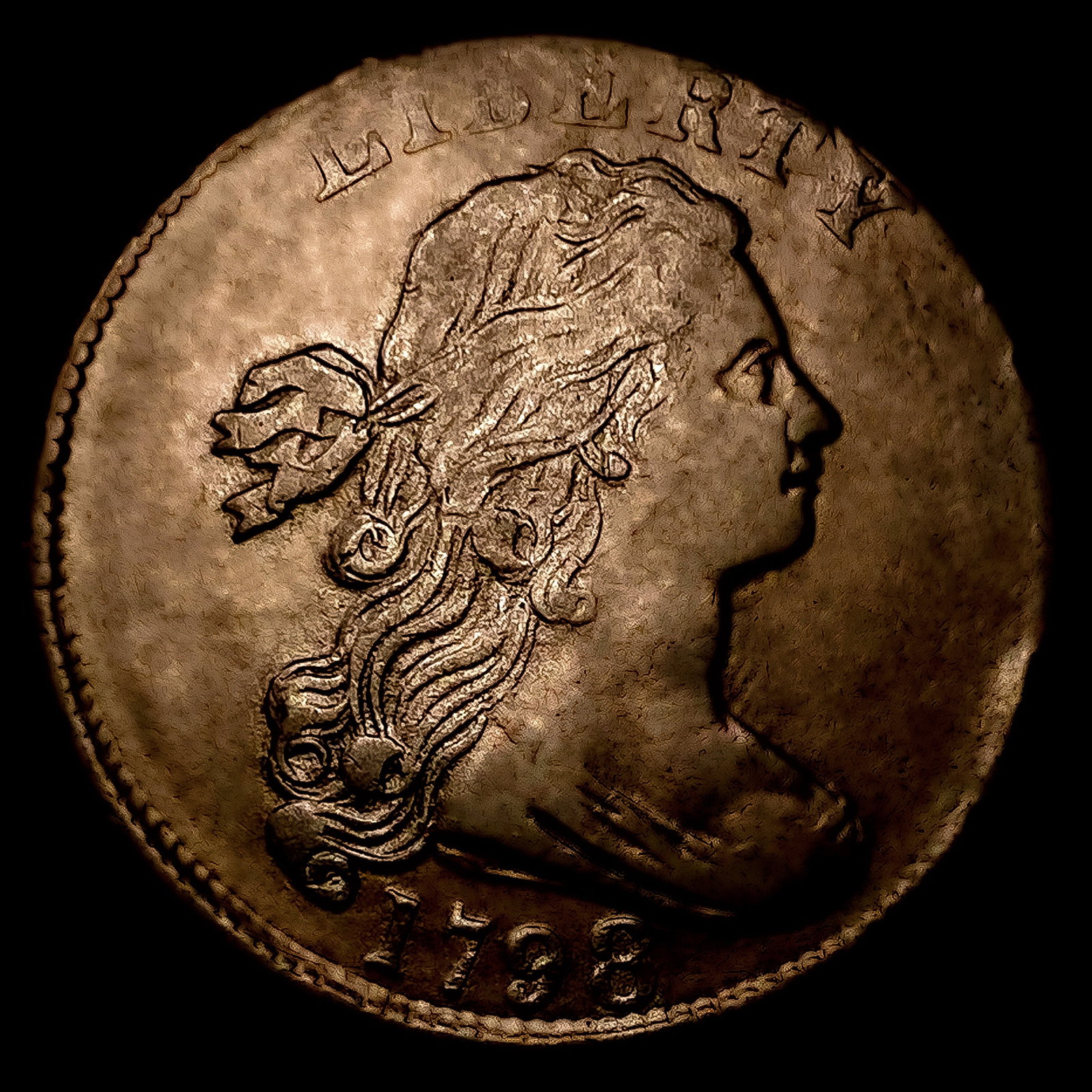 1798 Draped Bust Large Cent (1 of 2)