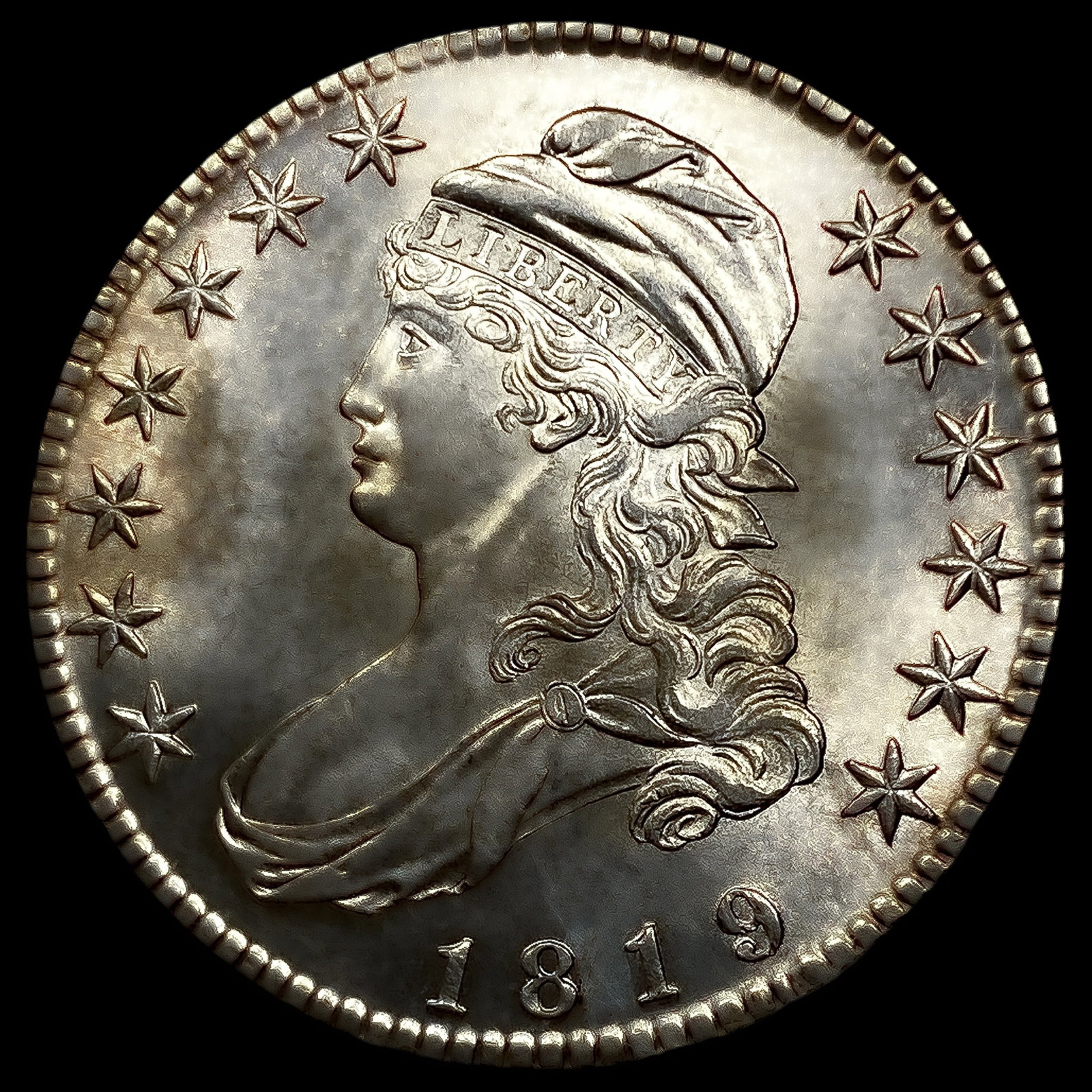 1819 Capped Bust Half Dollar (1 of 2)