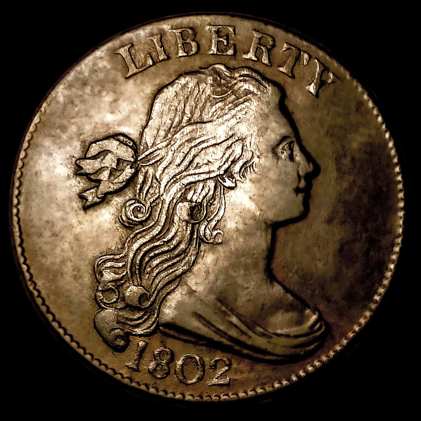 1802 Draped Bust Large Cent (1 of 2)