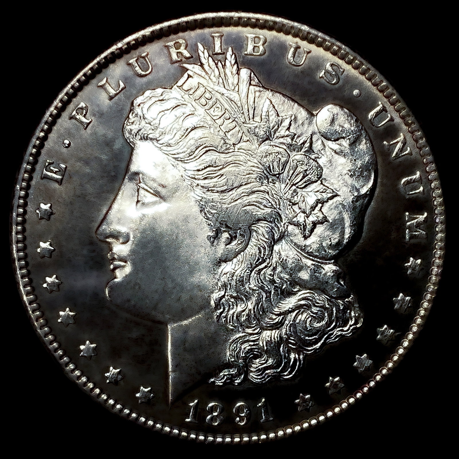1891-CC Morgan Silver Dollar (1 of 2)