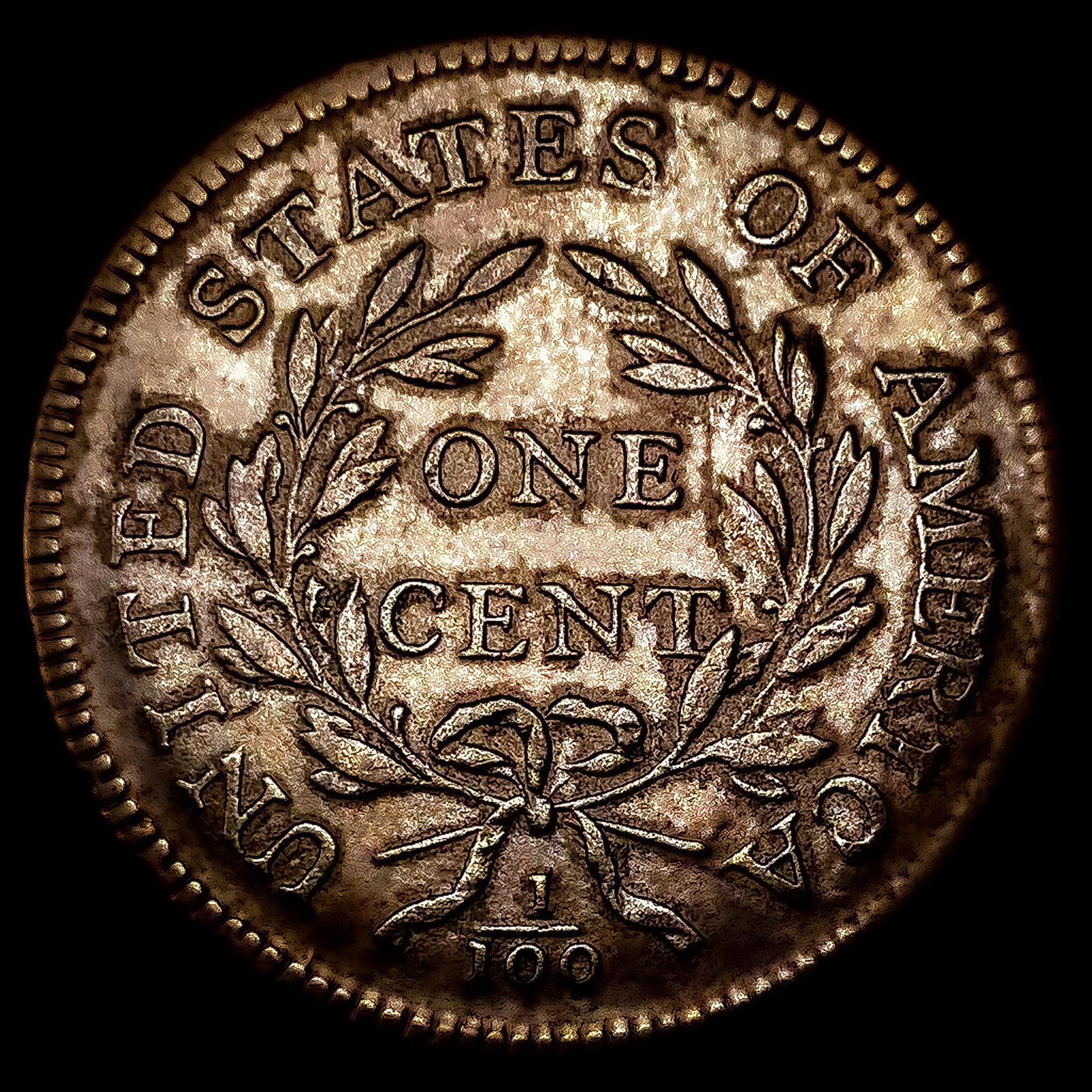 1797 Draped Bust Large Cent ABOUT UNCIRCULATED - 2