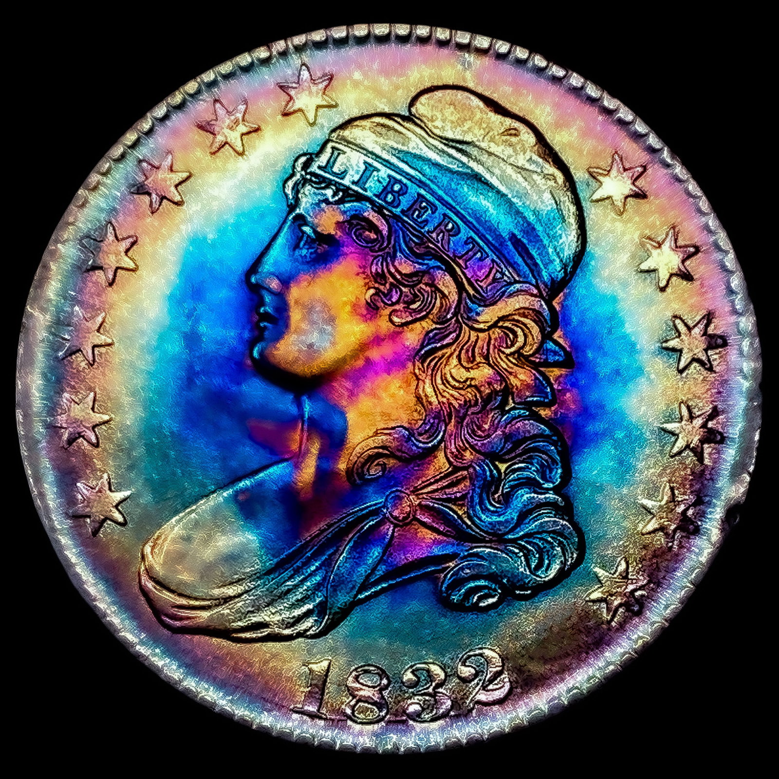 1832 Capped Bust Half Dollar (1 of 2)