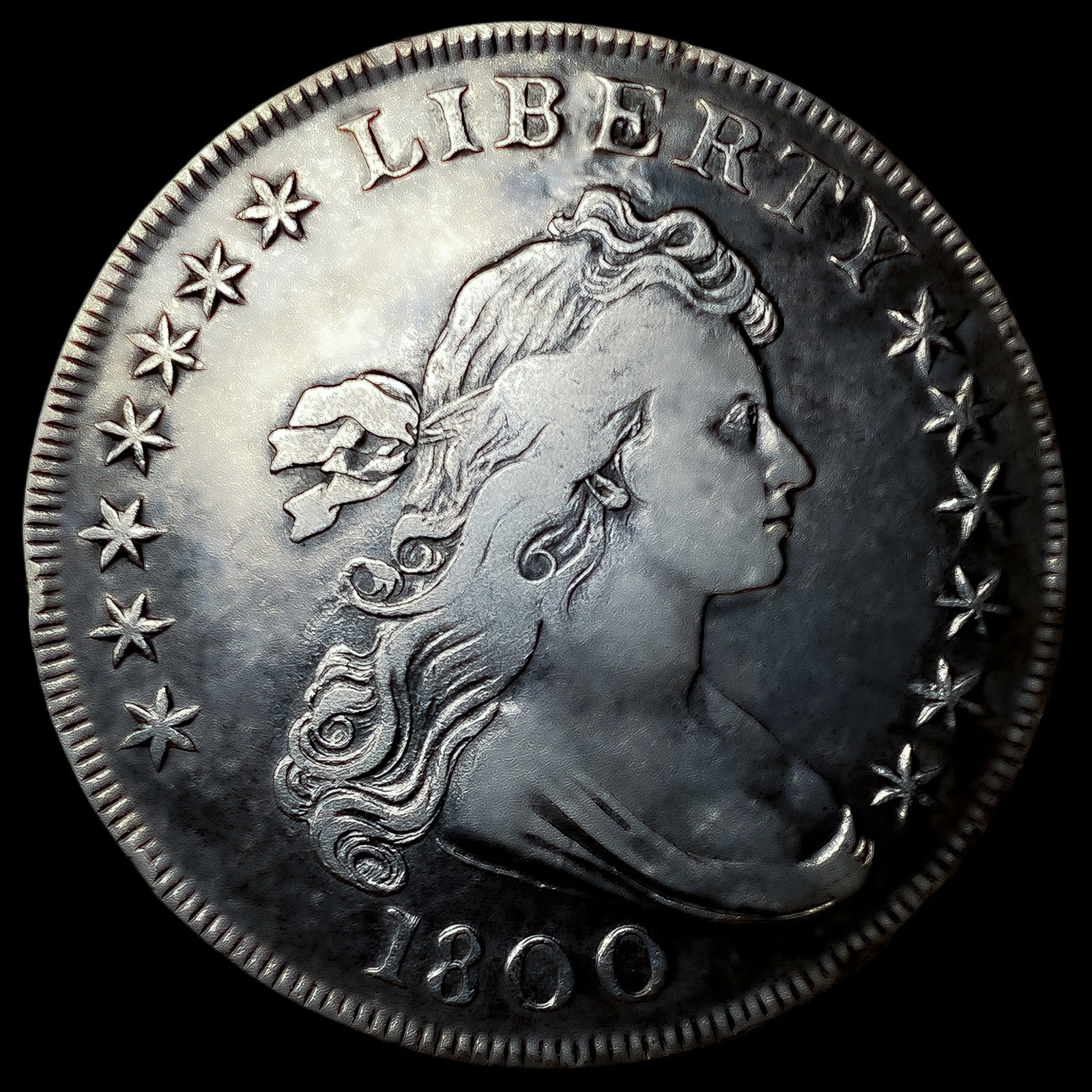 1800 Draped Bust Dollar (1 of 2)