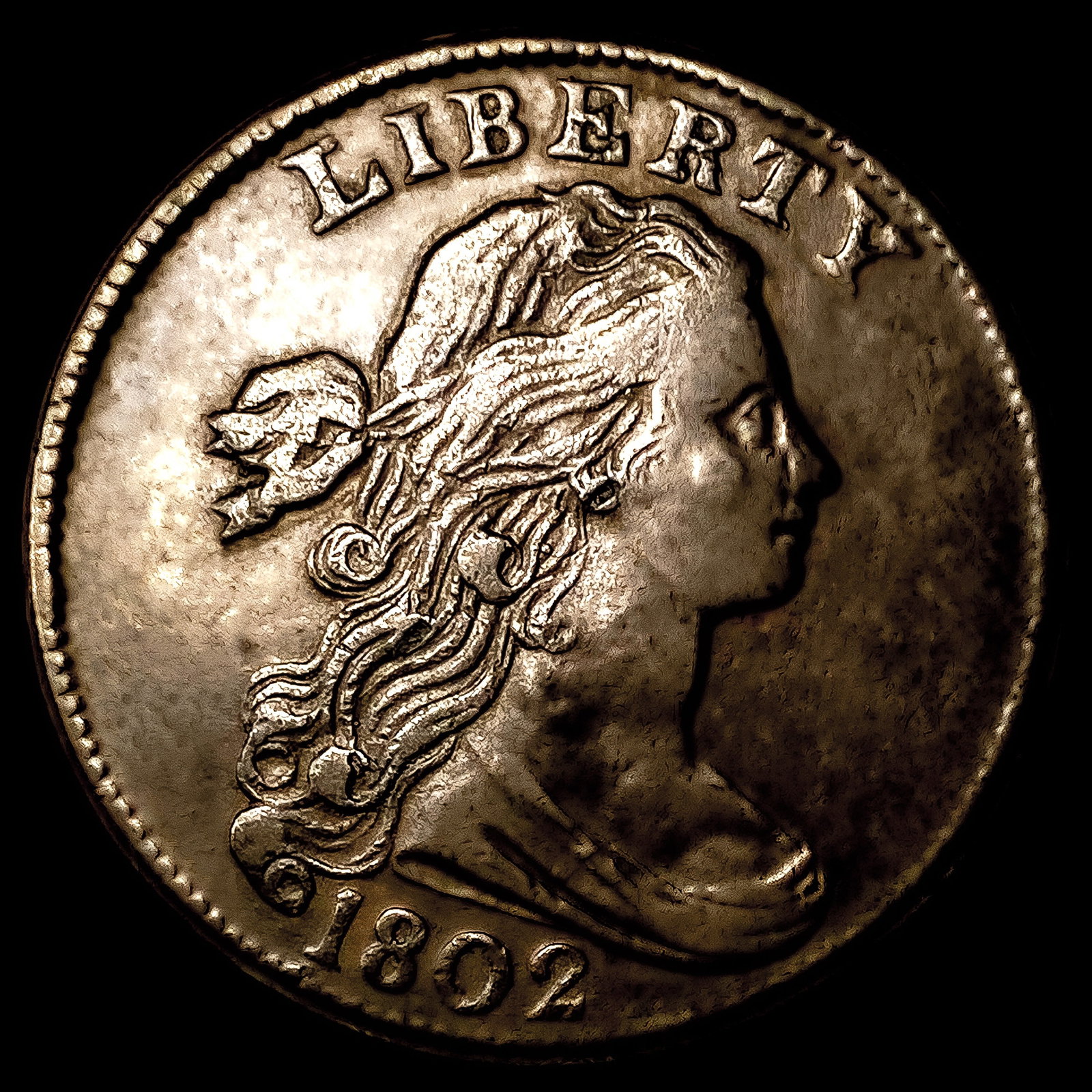 1802 Draped Bust Large Cent (1 of 2)