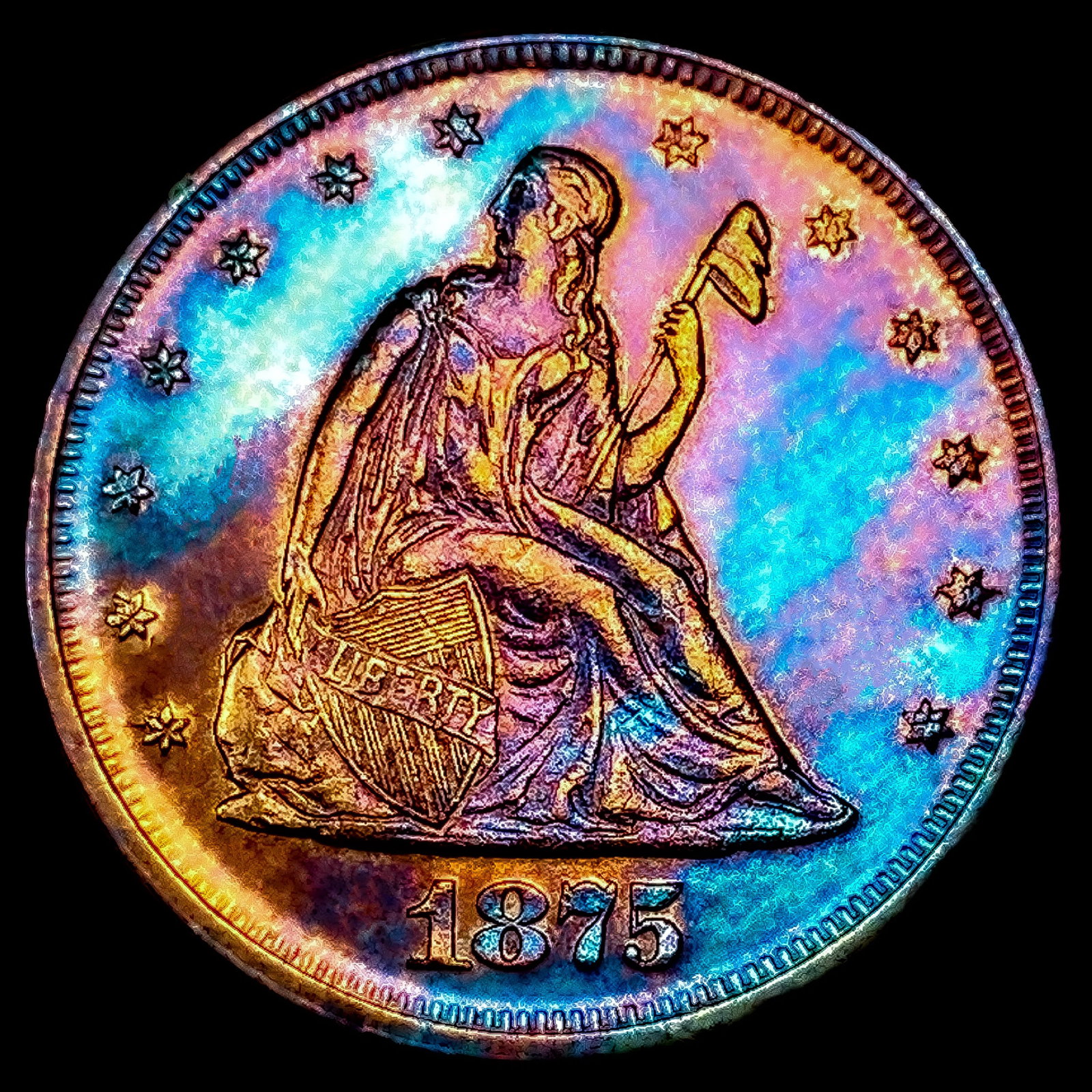 1875 Twenty Cent Piece (1 of 2)
