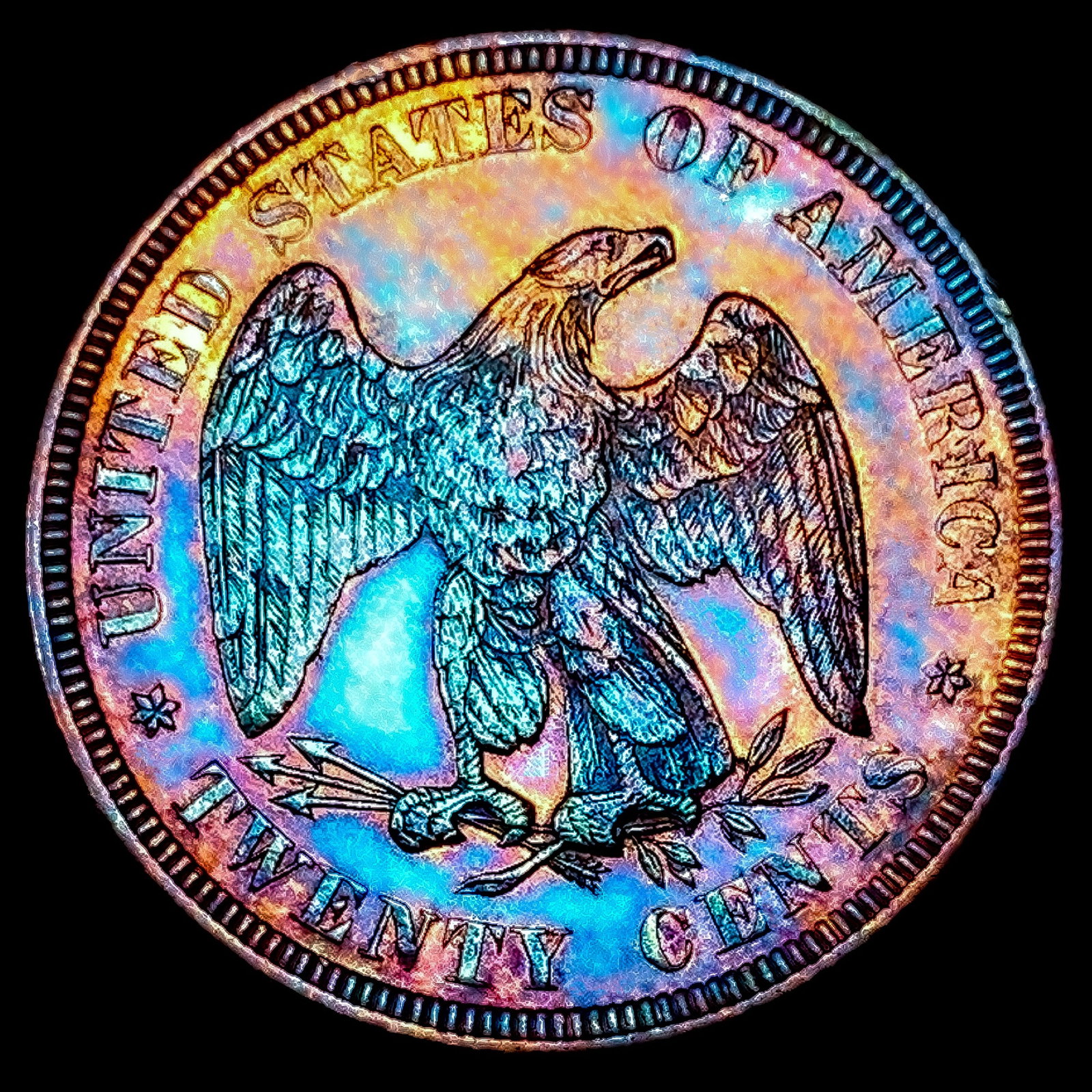 1875 Twenty Cent Piece UNCIRCULATED - 2