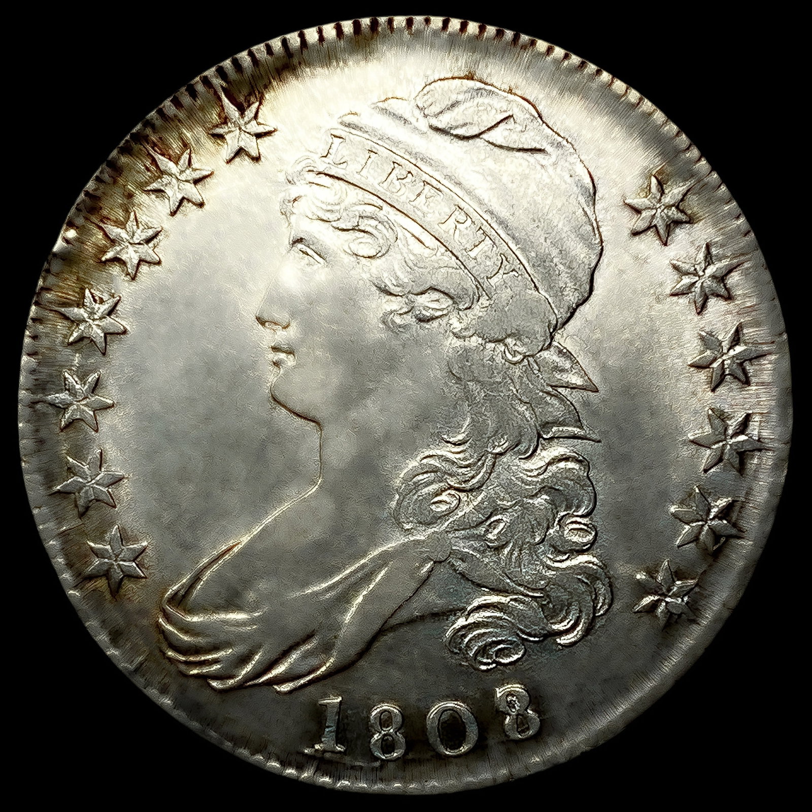 1808/7 Capped Bust Half Dollar (1 of 2)
