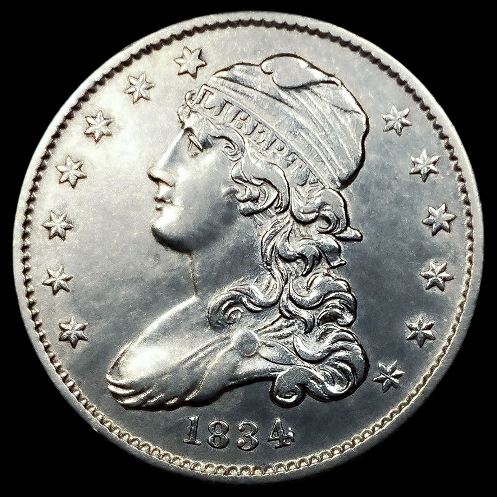 1834 Capped Bust Quarter (1 of 2)