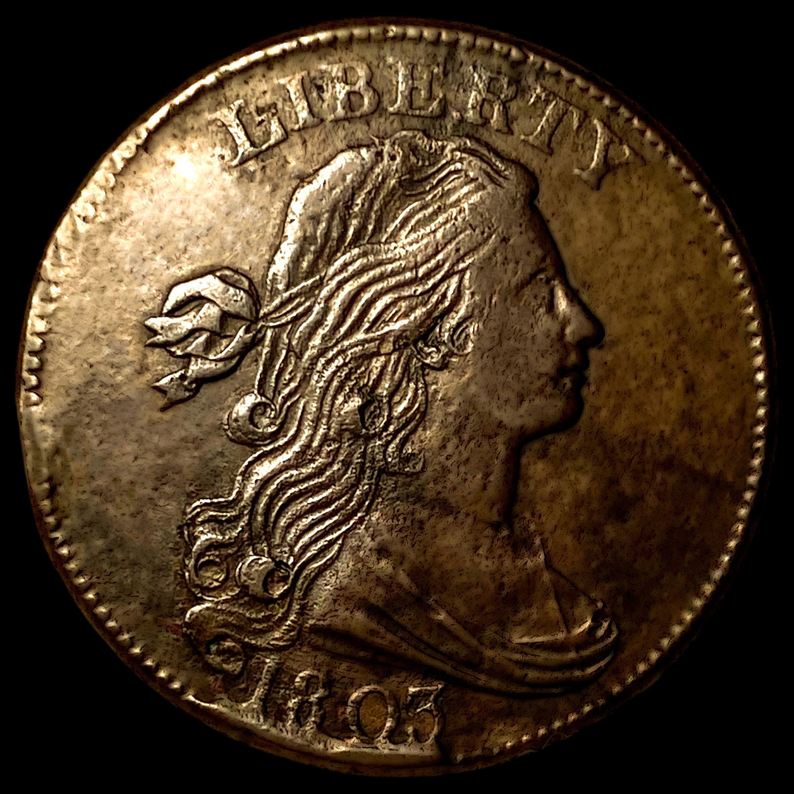 1803 Draped Bust Large Cent (1 of 2)