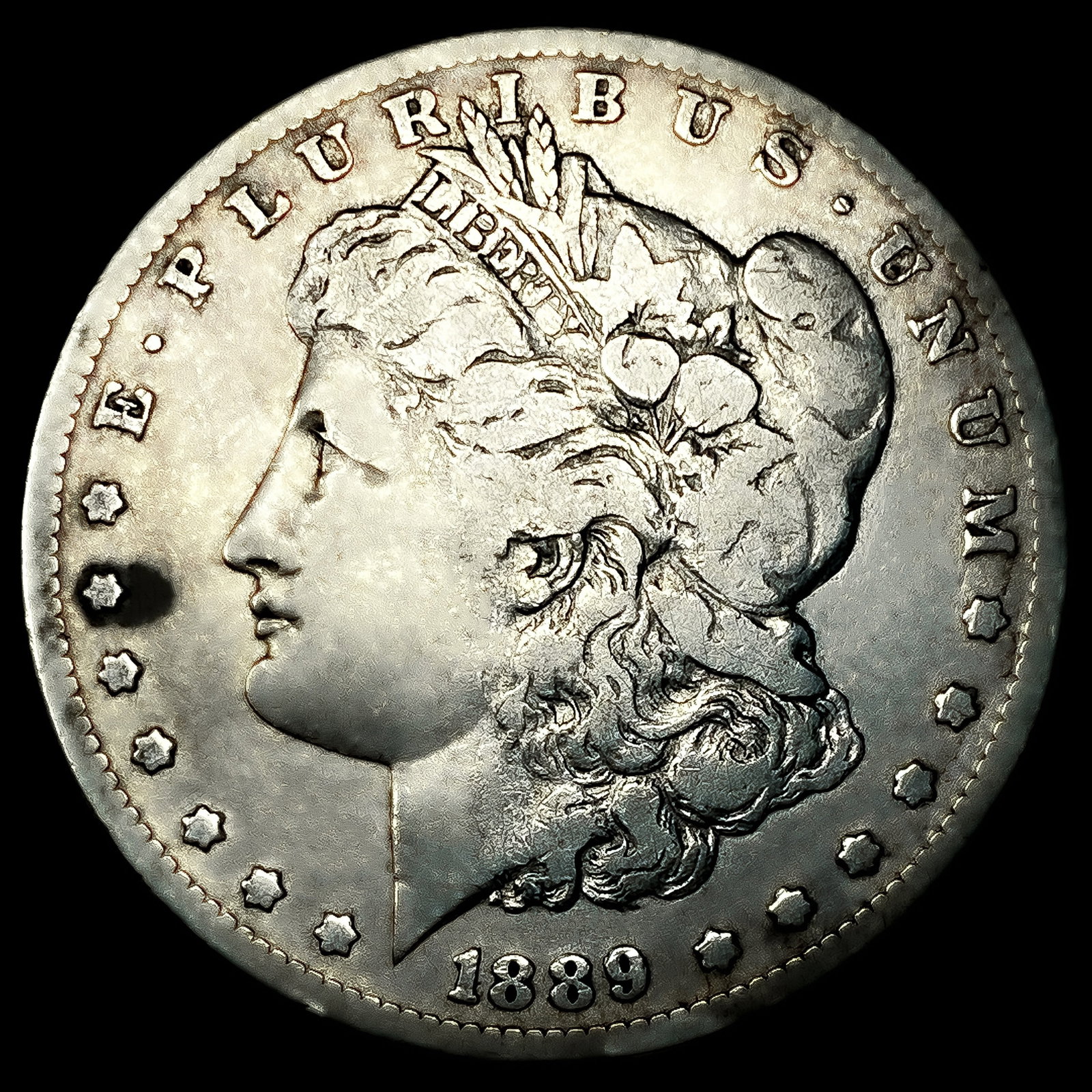 1889-CC Morgan Silver Dollar (1 of 2)