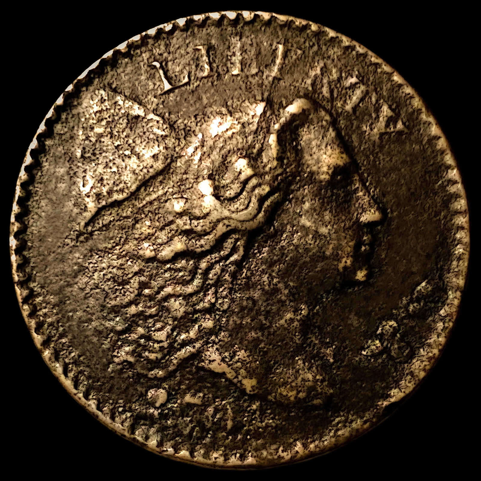 1794 Liberty Cap Large Cent (1 of 2)