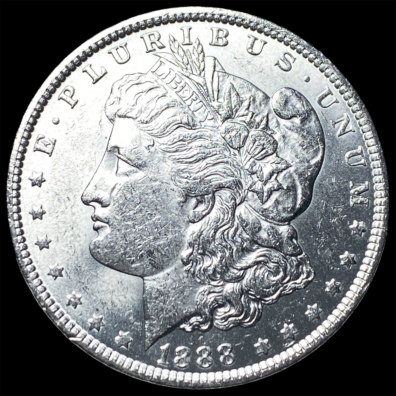 1888 Morgan Silver Dollar UNCIRCULATED: 1888 Morgan Silver Dollar UNCIRCULATED