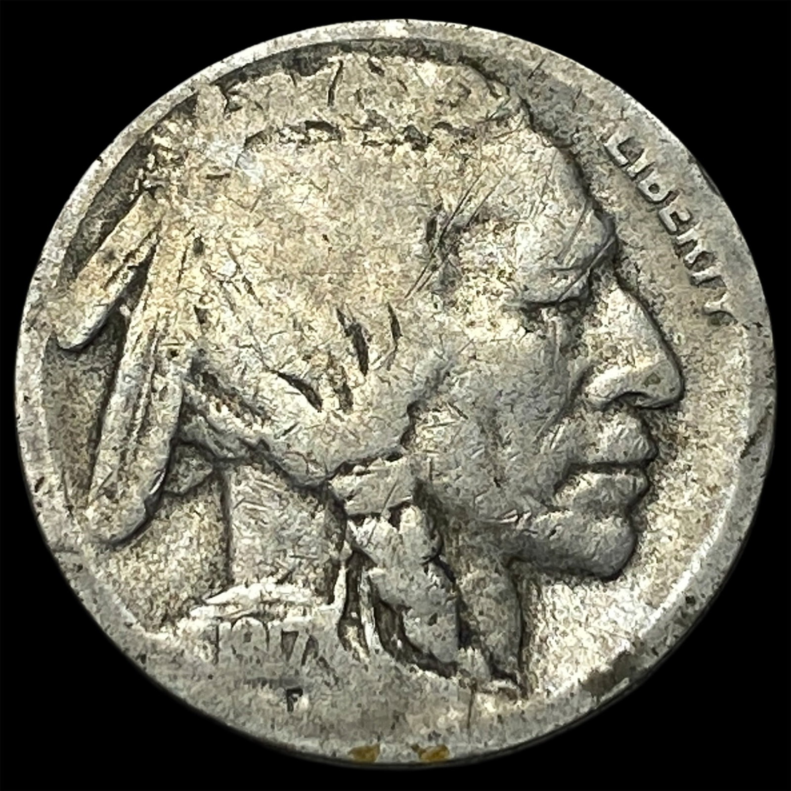1917-P Buffalo Nickel NICELY CIRCULATED: 1917-P Buffalo Nickel NICELY CIRCULATED