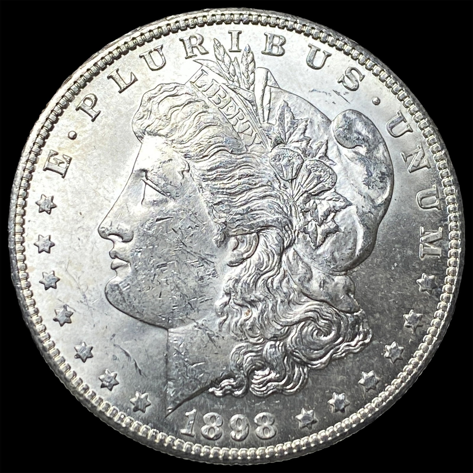 1898-S Silver Morgan Dollar UNCIRCULATED: 1898-S Silver Morgan Dollar UNCIRCULATED