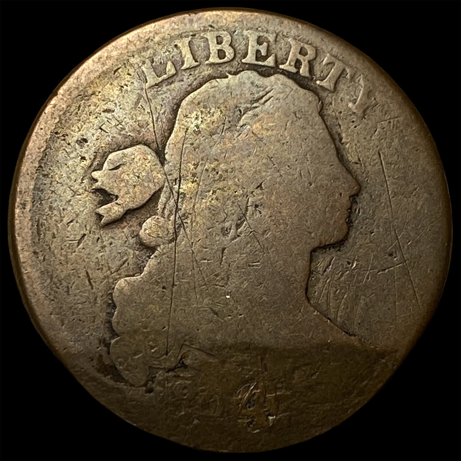 1804 Draped Bust Large Cent NICELY CIRCULATED (1 of 2)