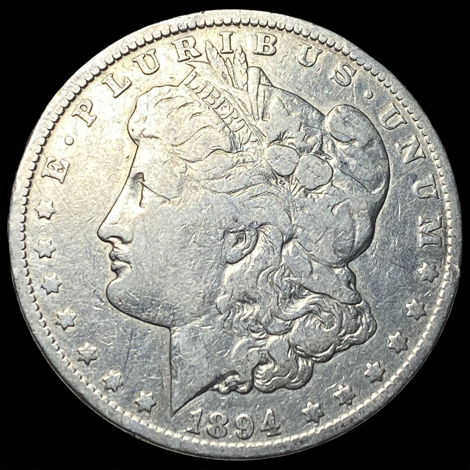 1894 Morgan Silver Dollar LIGHTLY CIRCULATED: 1894 Morgan Silver Dollar LIGHTLY CIRCULATED