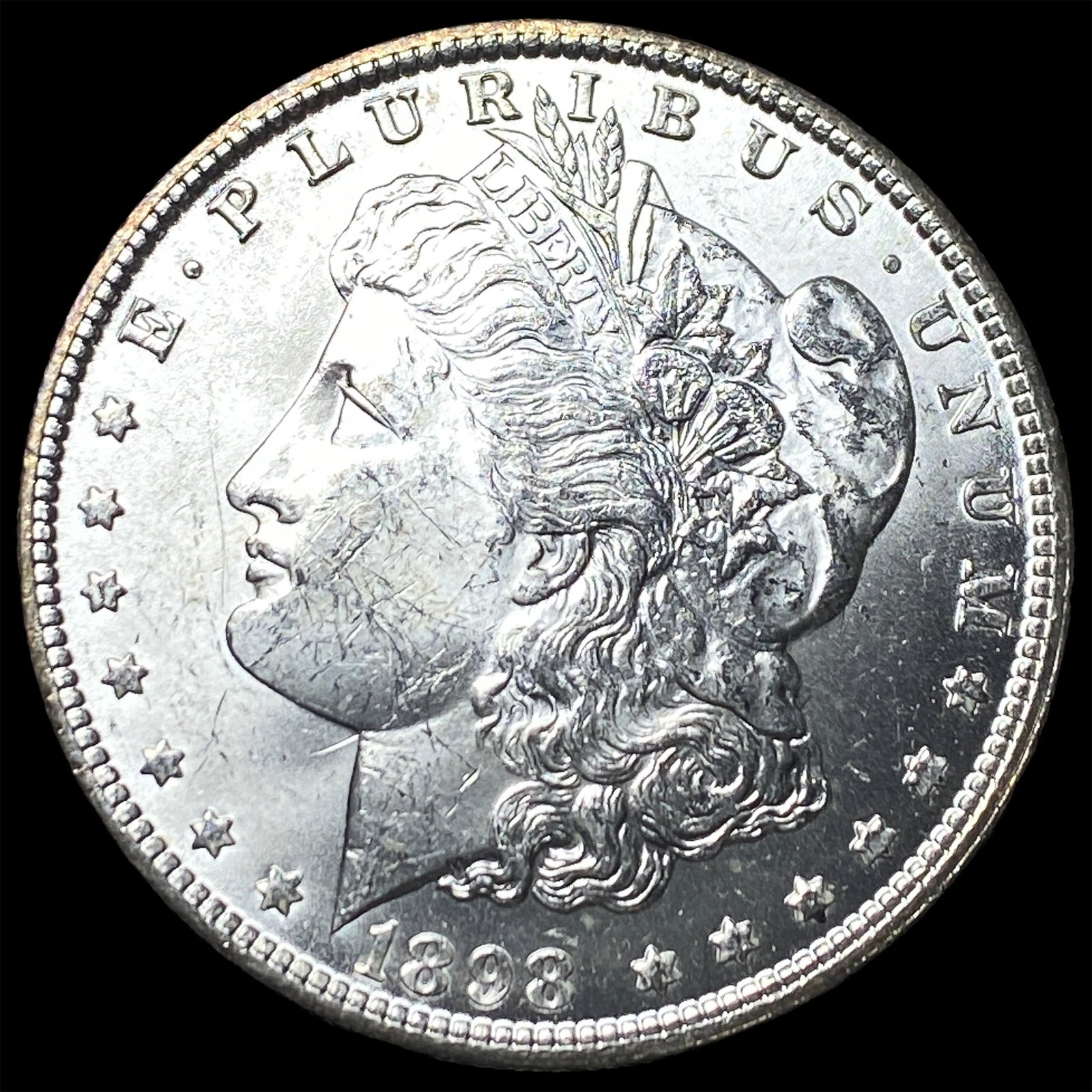 1898-O Silver Morgan Dollar CHOICE BU: 1898-O Silver Morgan Dollar CHOICE BU
