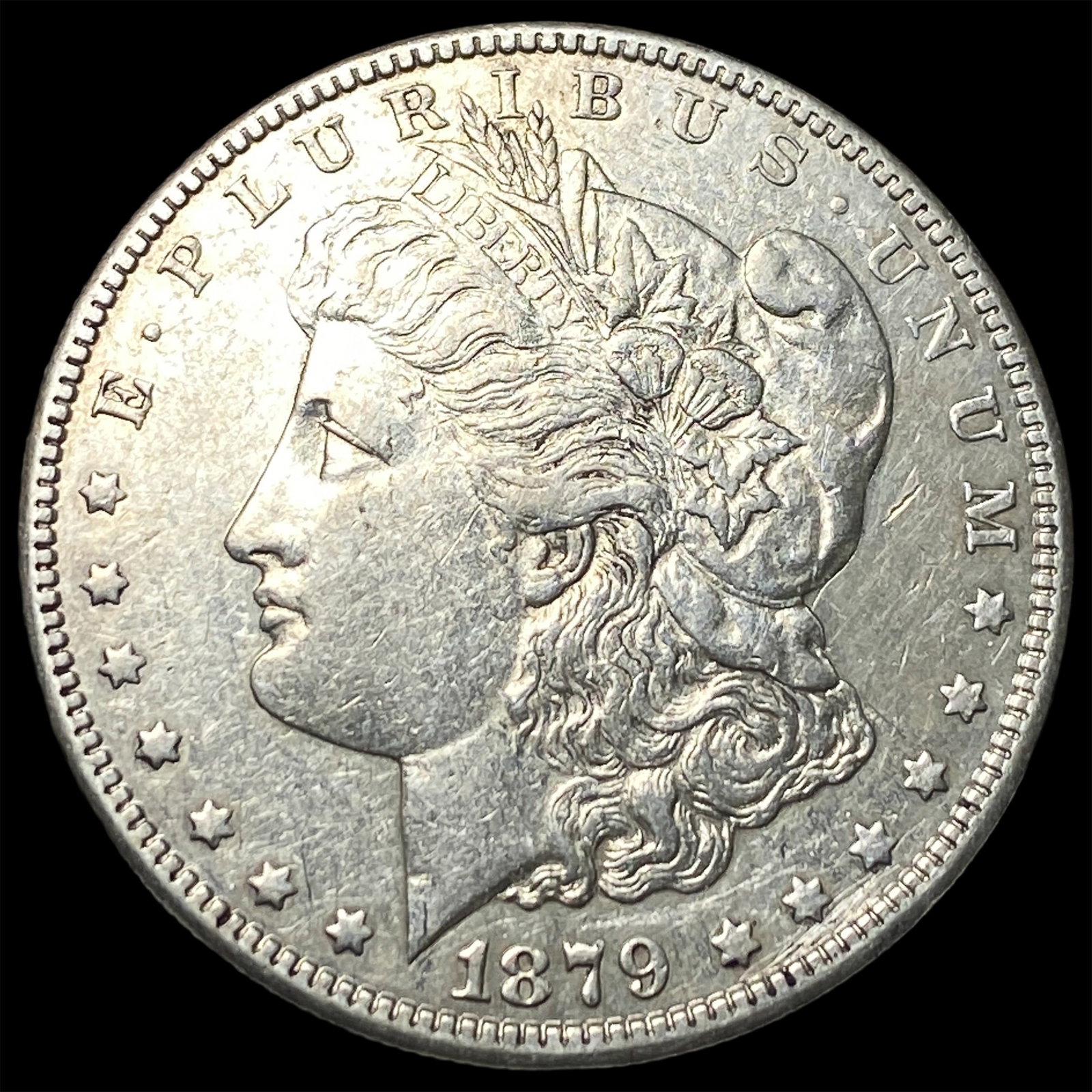 1879-S Rev 78 Silver Morgan Dollar CLOSELY UNCIRCULATED: 1879-S Rev 78 Silver Morgan Dollar CLOSELY UNCIRCULATED