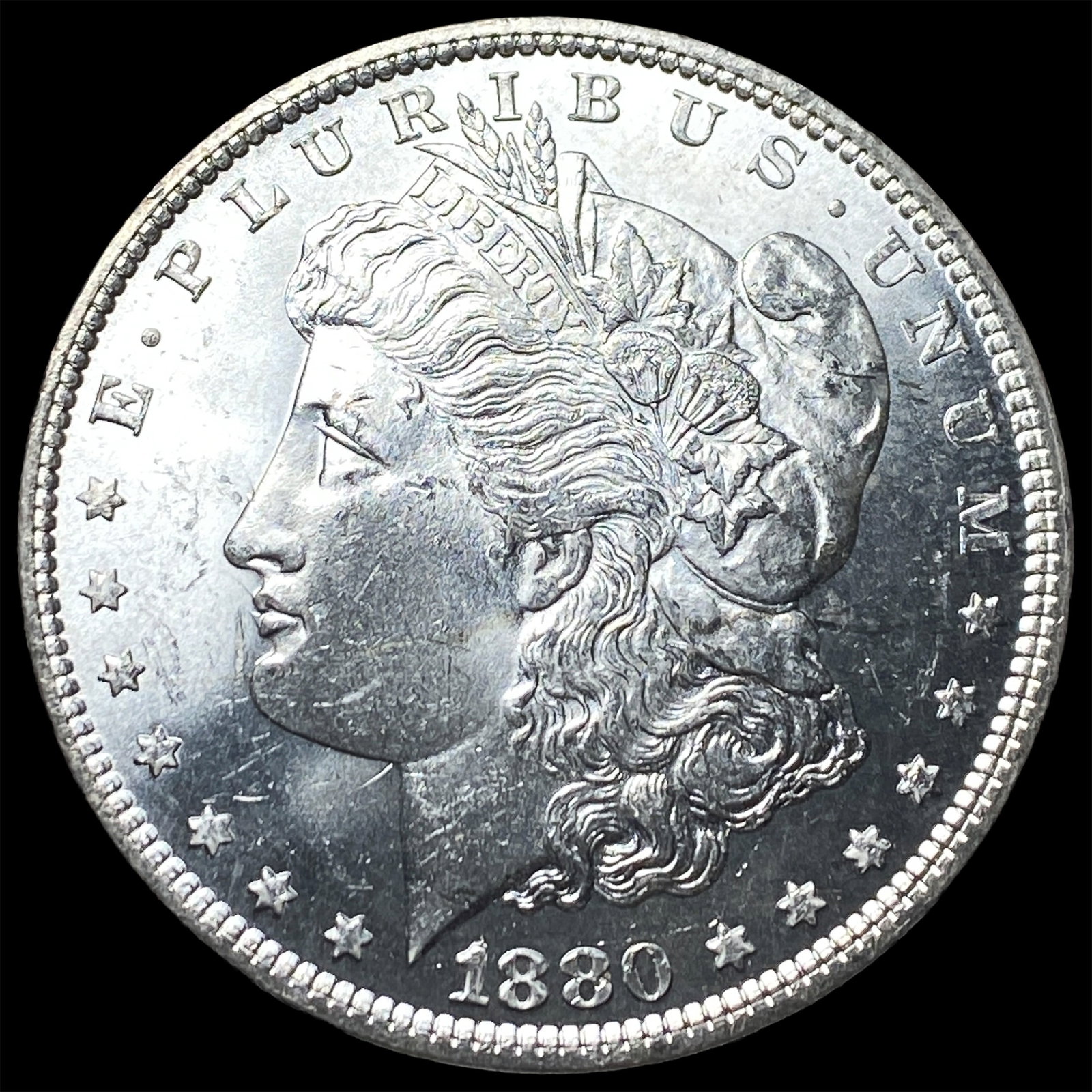 1880 Morgan Silver Dollar CHOICE BU: 1880 Morgan Silver Dollar CHOICE BU
