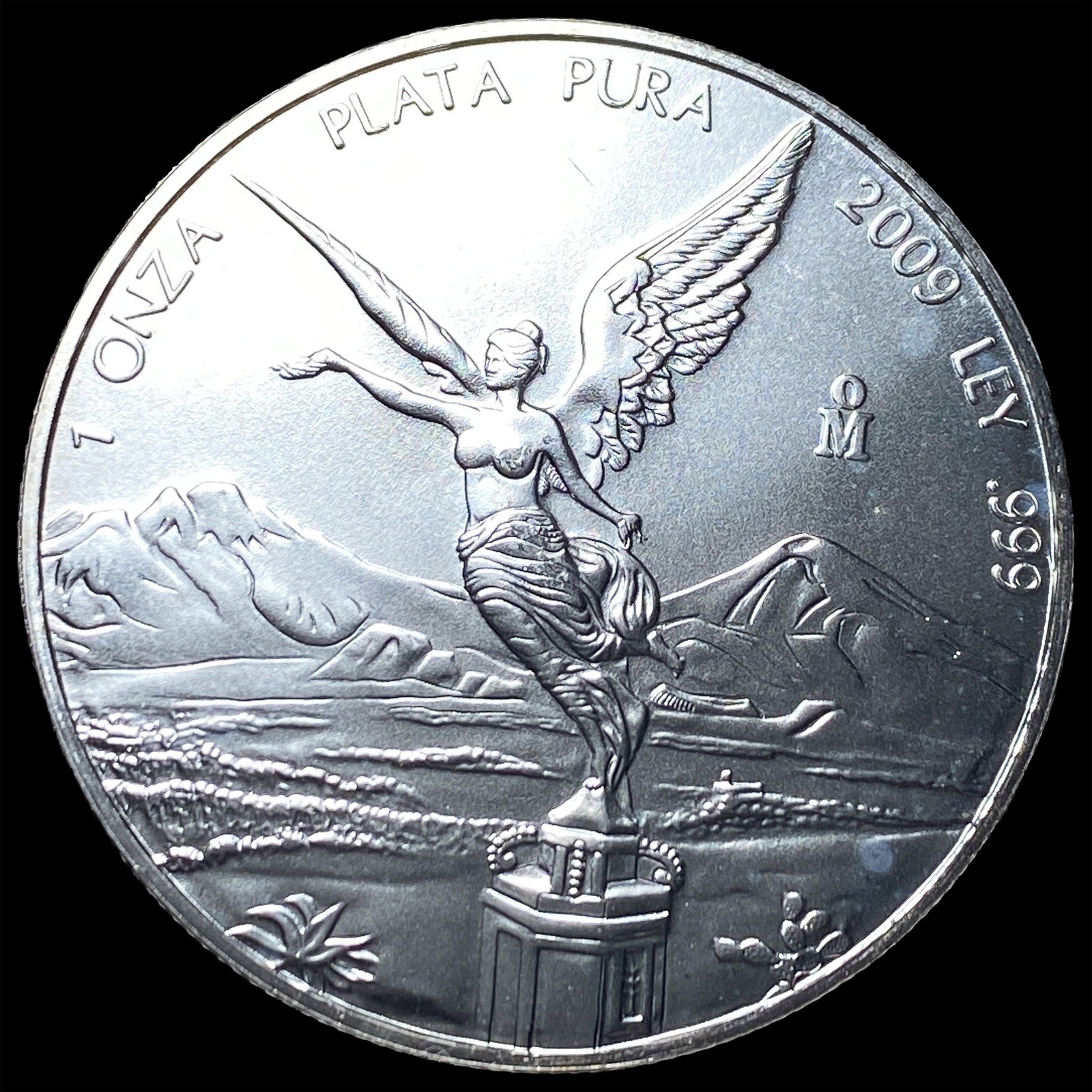 2009 Silver 1 Onza Libertad SUPERB GEM BU: 2009 Silver 1 Onza Libertad SUPERB GEM BU