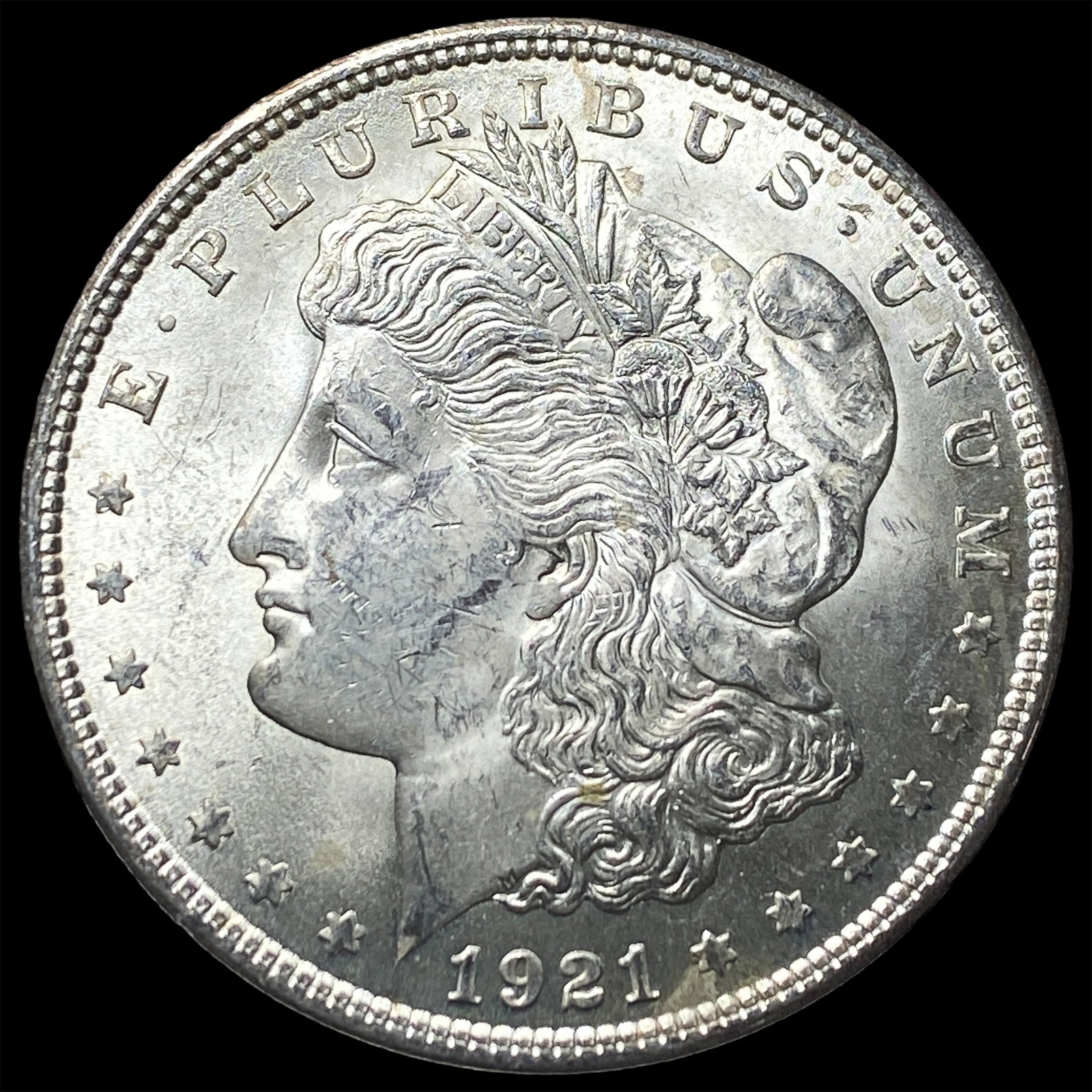 1921 Silver Morgan Dollar UNCIRCULATED: 1921 Silver Morgan Dollar UNCIRCULATED