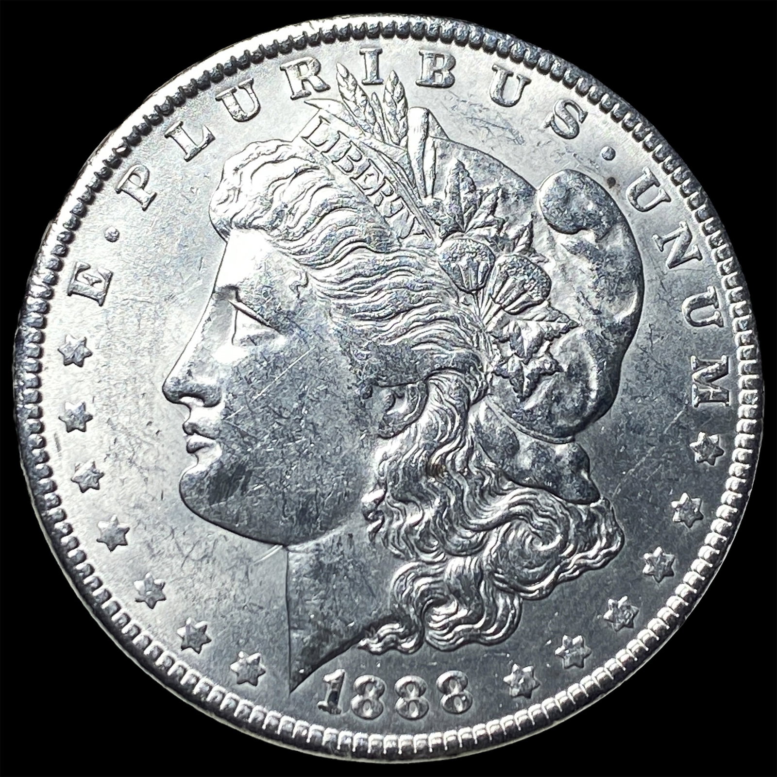 1888 Morgan Silver Dollar UNCIRCULATED: 1888 Morgan Silver Dollar UNCIRCULATED