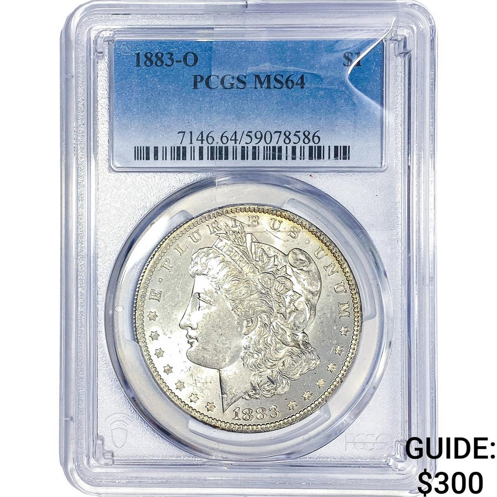 1883-O Morgan Silver Dollar PCGS MS64: 1883-O Morgan Silver Dollar PCGS MS64