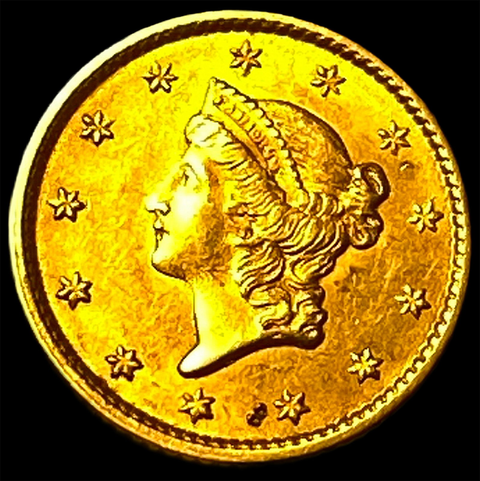 1853 Gold $1 Type 1 UNCIRCULATED (1 of 2)