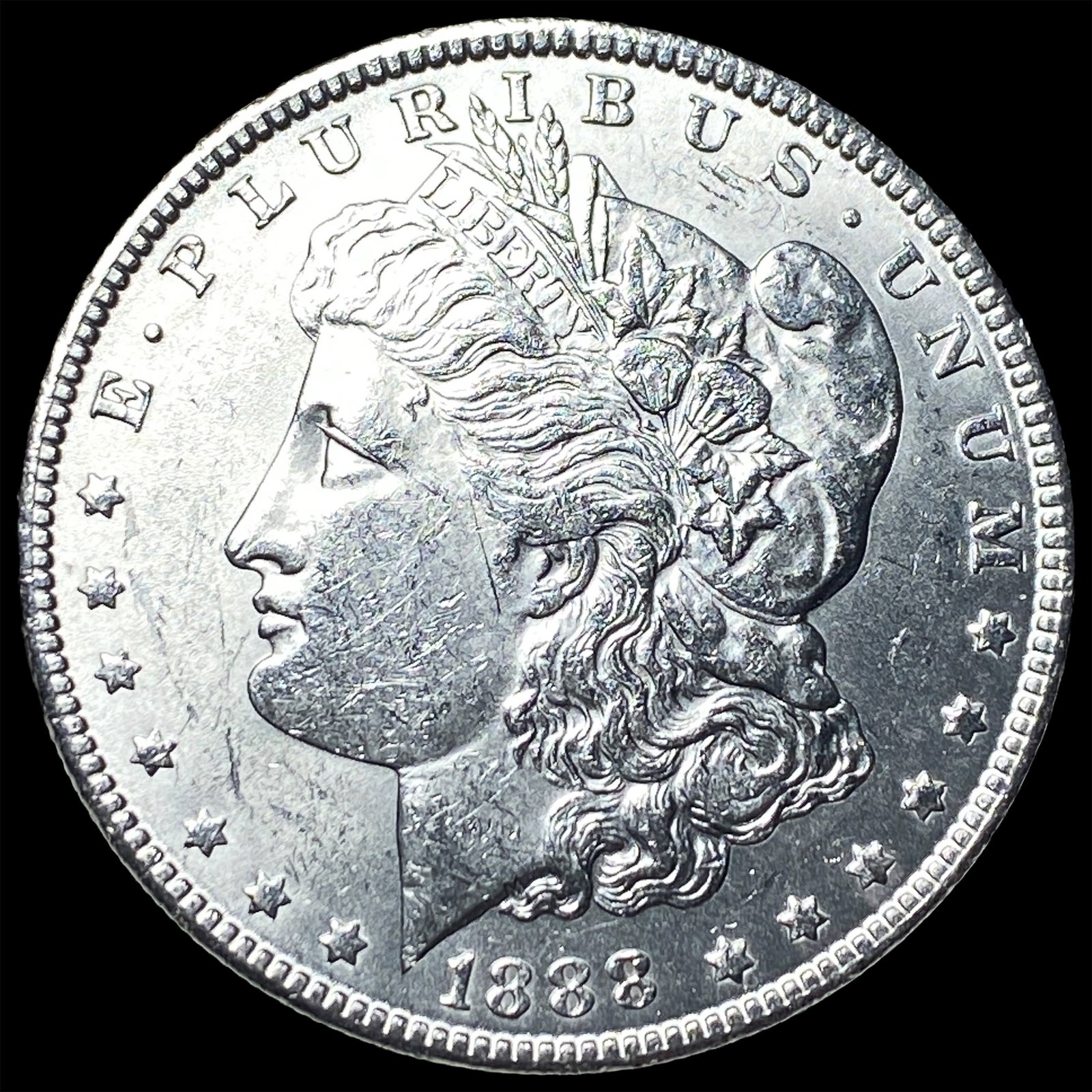 1888 Morgan Silver Dollar UNCIRCULATED: 1888 Morgan Silver Dollar UNCIRCULATED