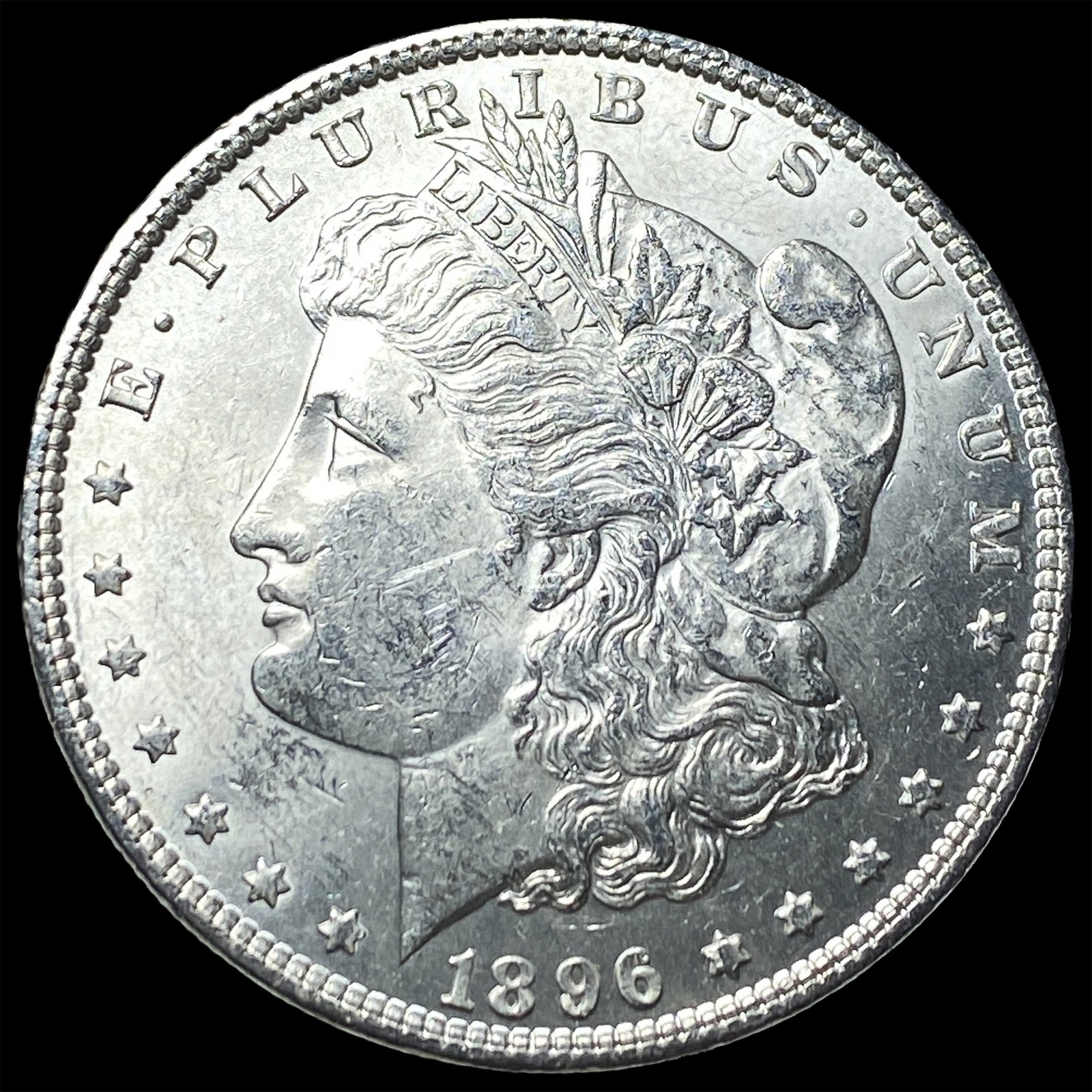1896 Morgan Silver Dollar UNCIRCULATED: 1896 Morgan Silver Dollar UNCIRCULATED