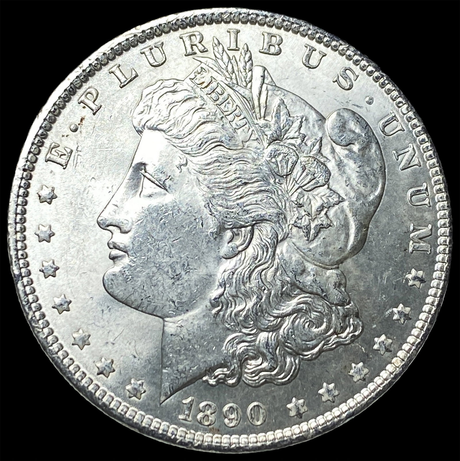 1890 Morgan Silver Dollar UNCIRCULATED: 1890 Morgan Silver Dollar UNCIRCULATED
