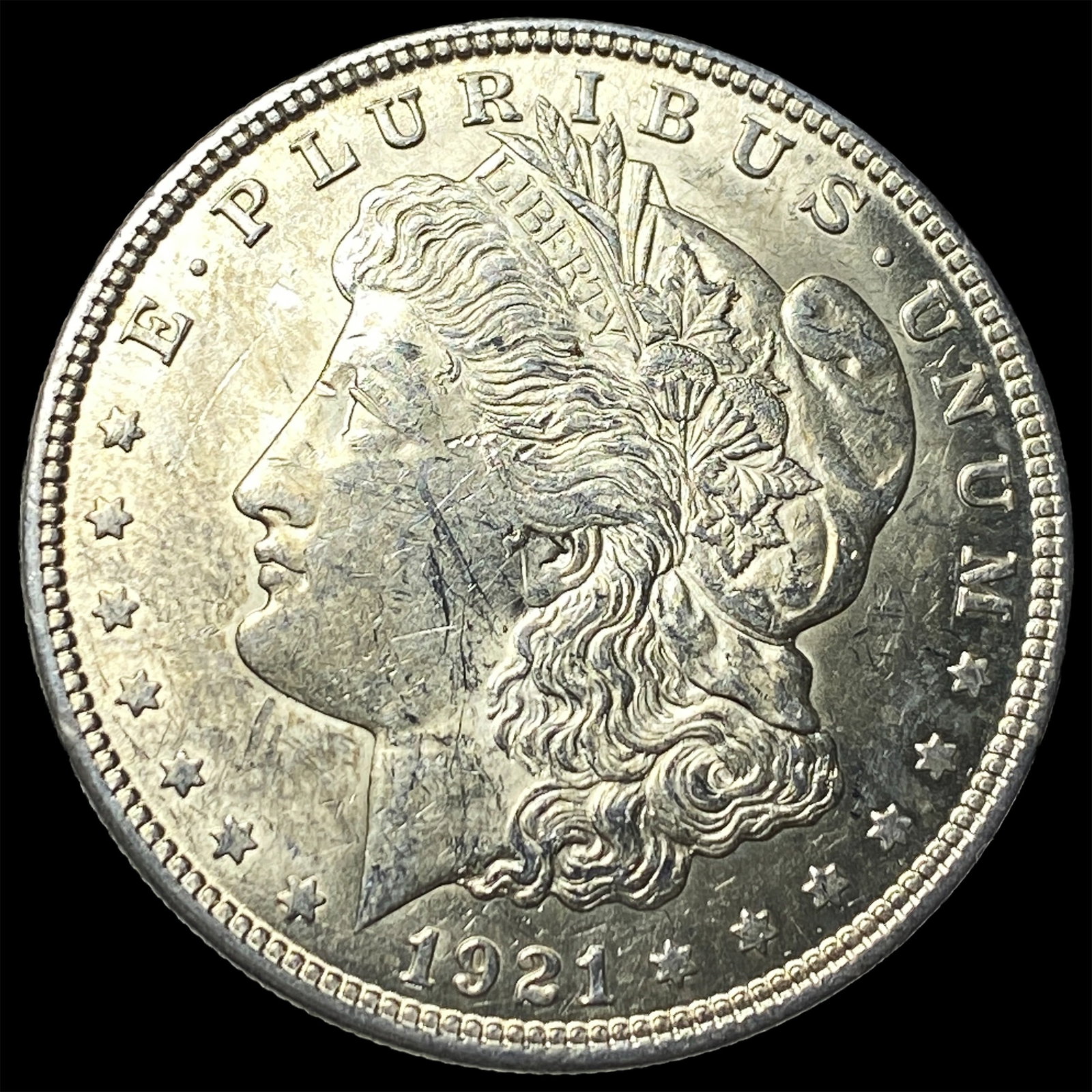 1921 Silver Morgan Dollar UNCIRCULATED: 1921 Silver Morgan Dollar UNCIRCULATED