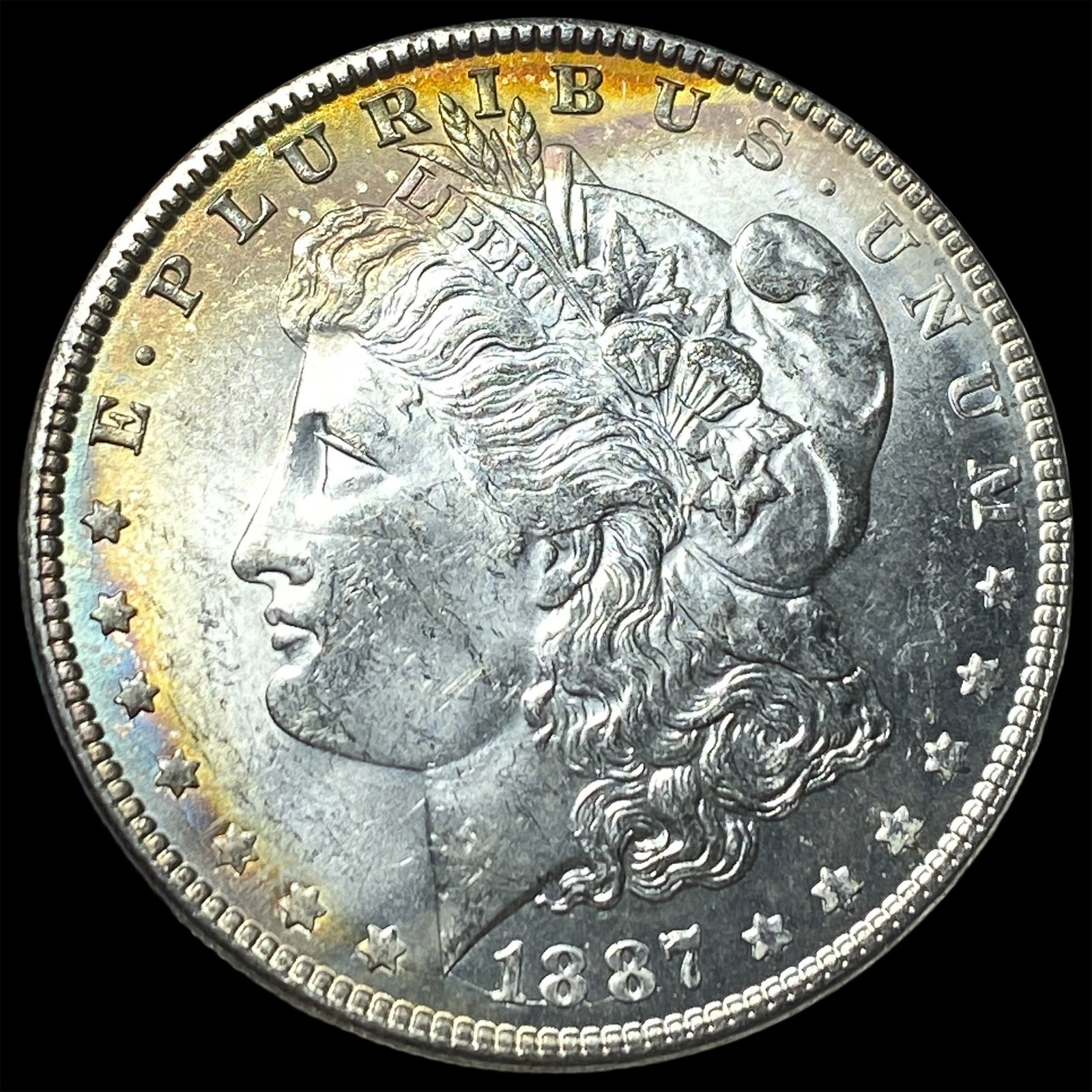 1887 Morgan Silver Dollar CHOICE BU: 1887 Morgan Silver Dollar CHOICE BU