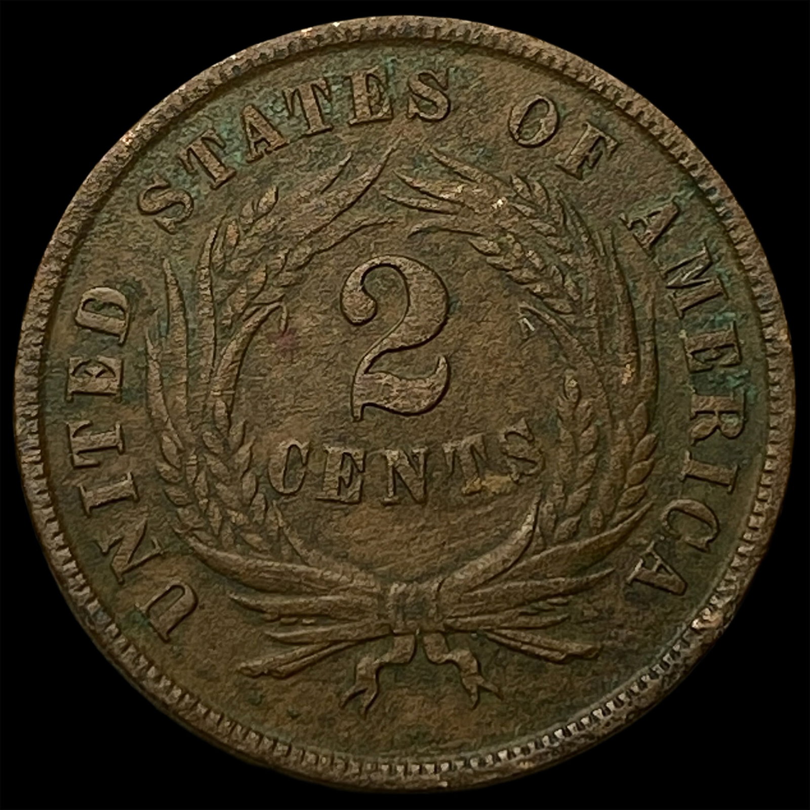 1865 Two-Cent Piece HIGH GRADE - 2