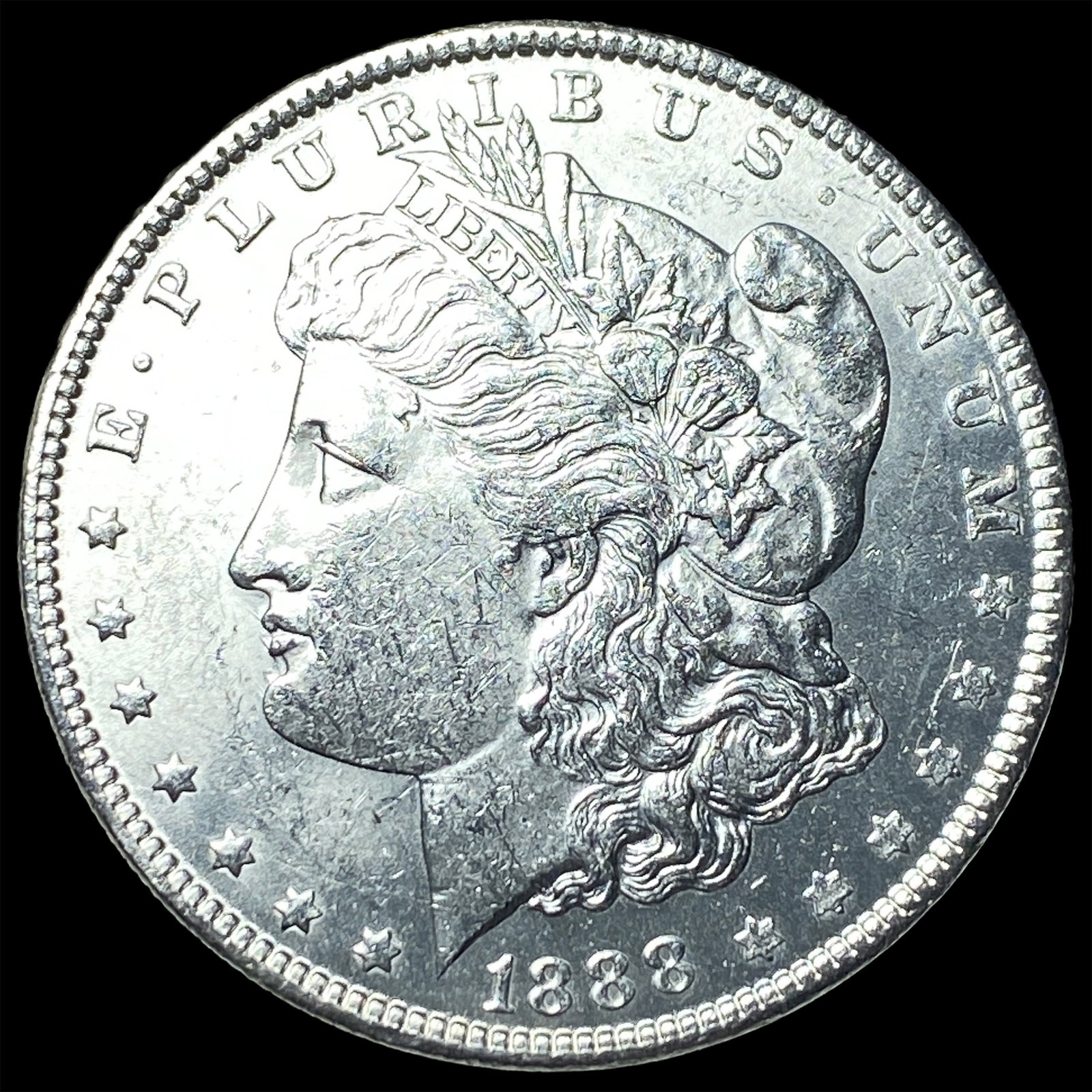 1888 Morgan Silver Dollar UNCIRCULATED: 1888 Morgan Silver Dollar UNCIRCULATED