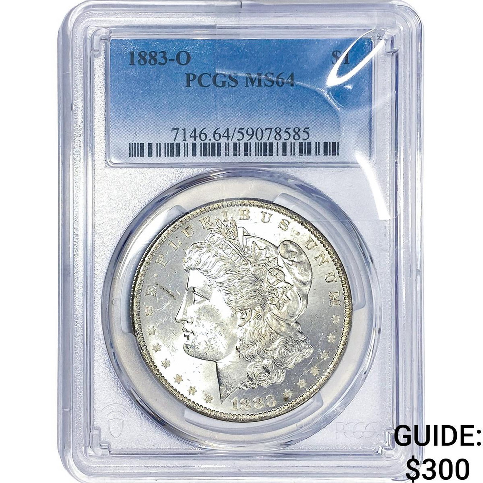 1883-O Morgan Silver Dollar PCGS MS64: 1883-O Morgan Silver Dollar PCGS MS64