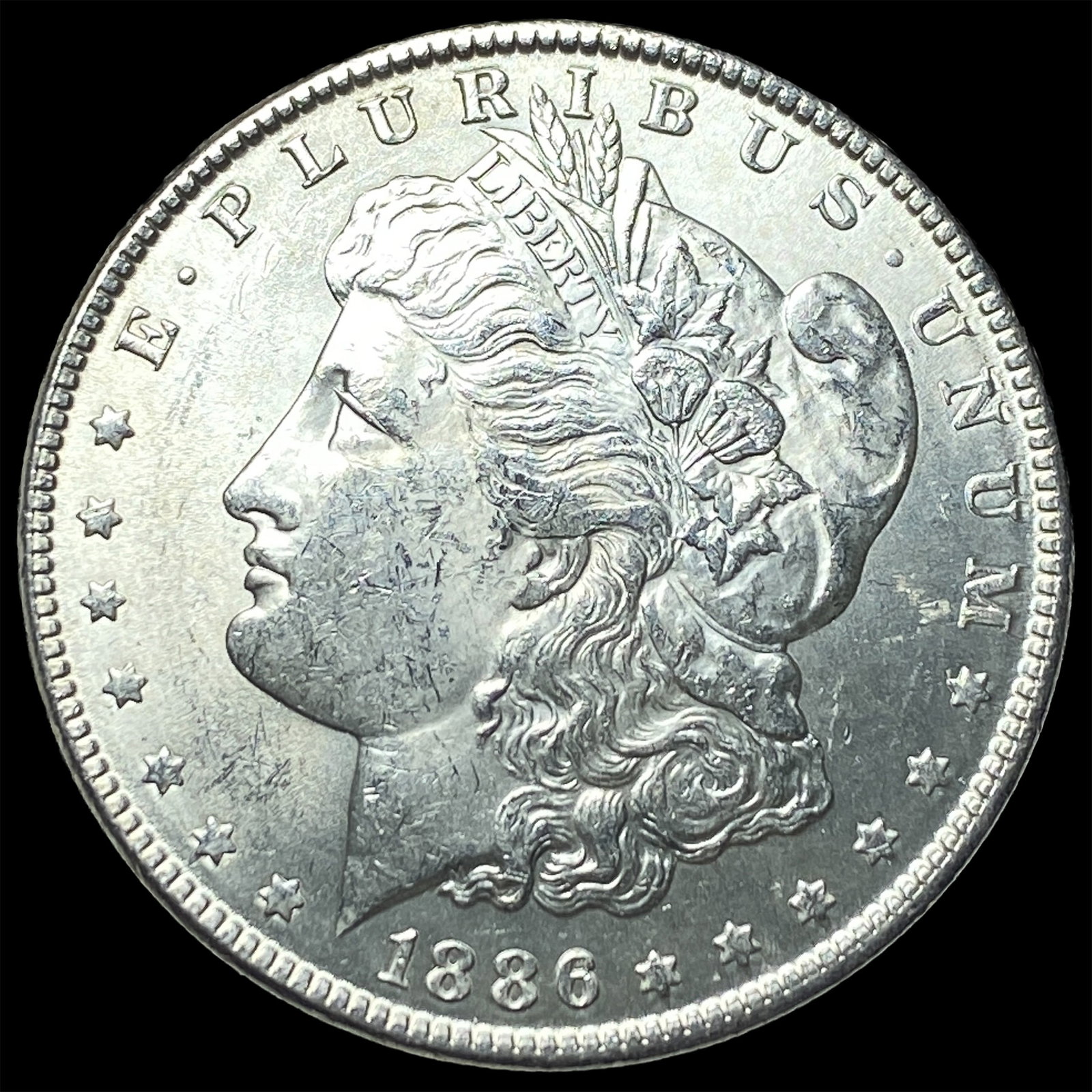 1886 Silver Morgan Dollar UNCIRCULATED: 1886 Silver Morgan Dollar UNCIRCULATED