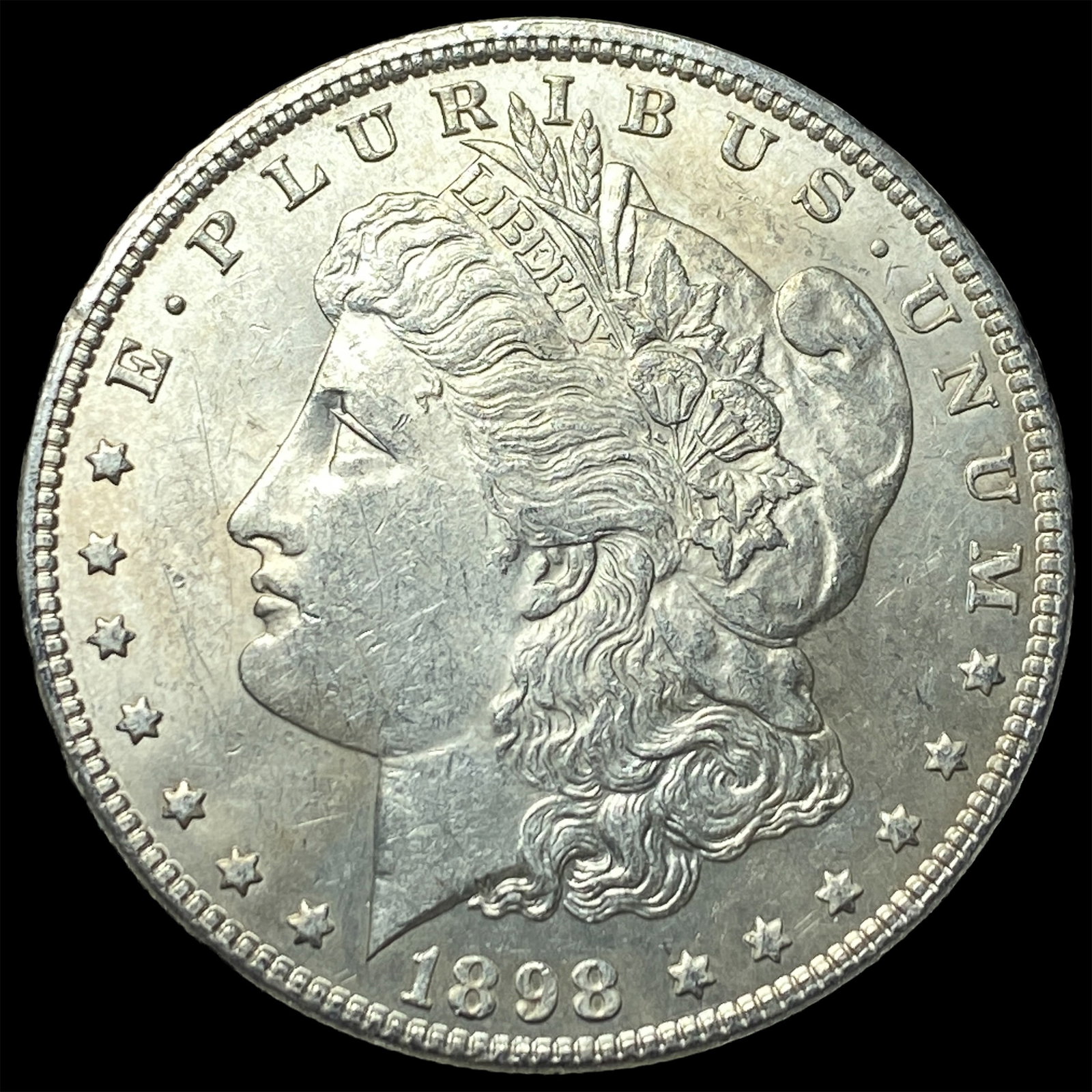 1898 Silver Morgan Dollar UNCIRCULATED: 1898 Silver Morgan Dollar UNCIRCULATED
