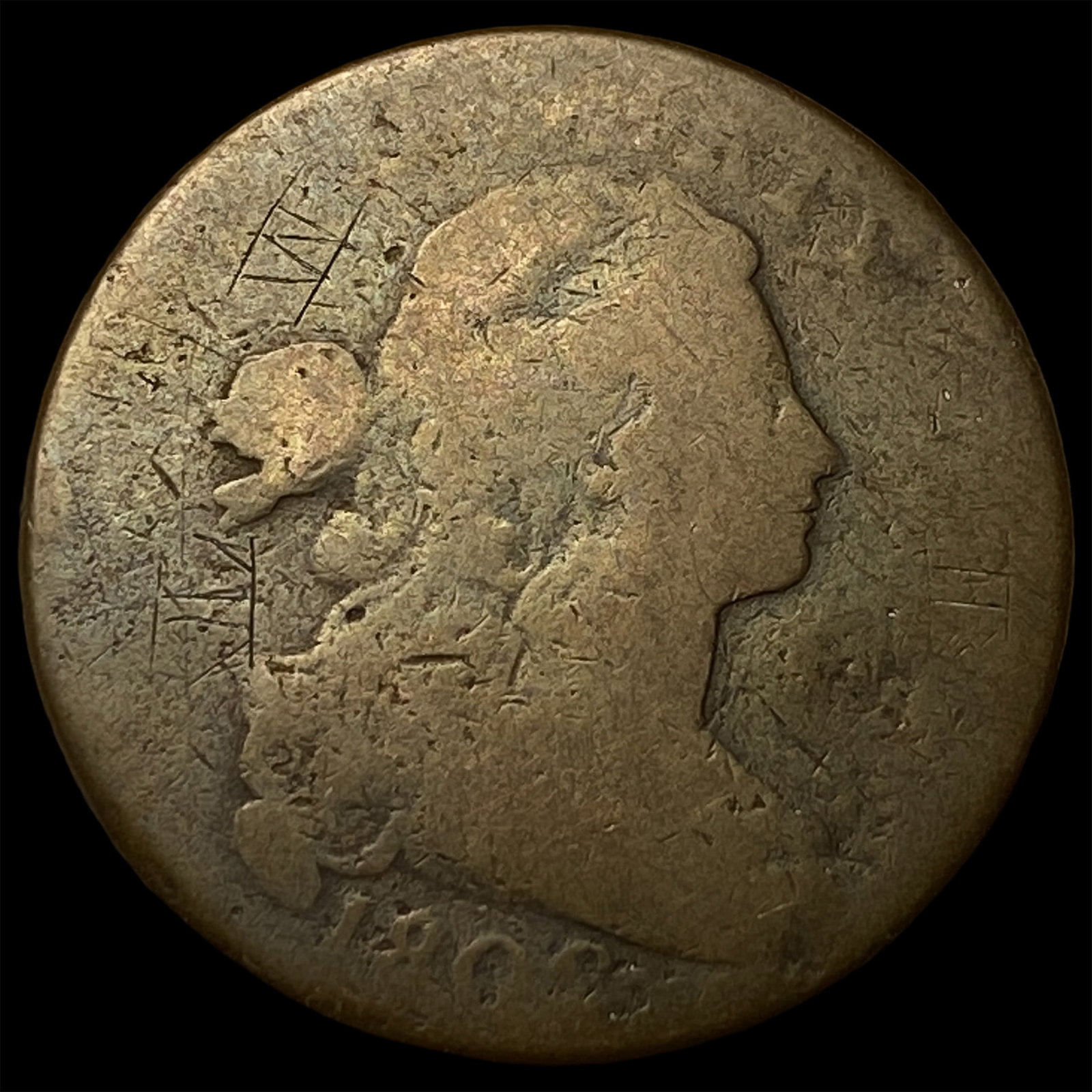 1803 Draped Bust Large Cent NICELY CIRCULATED: 1803 Draped Bust Large Cent NICELY CIRCULATED
