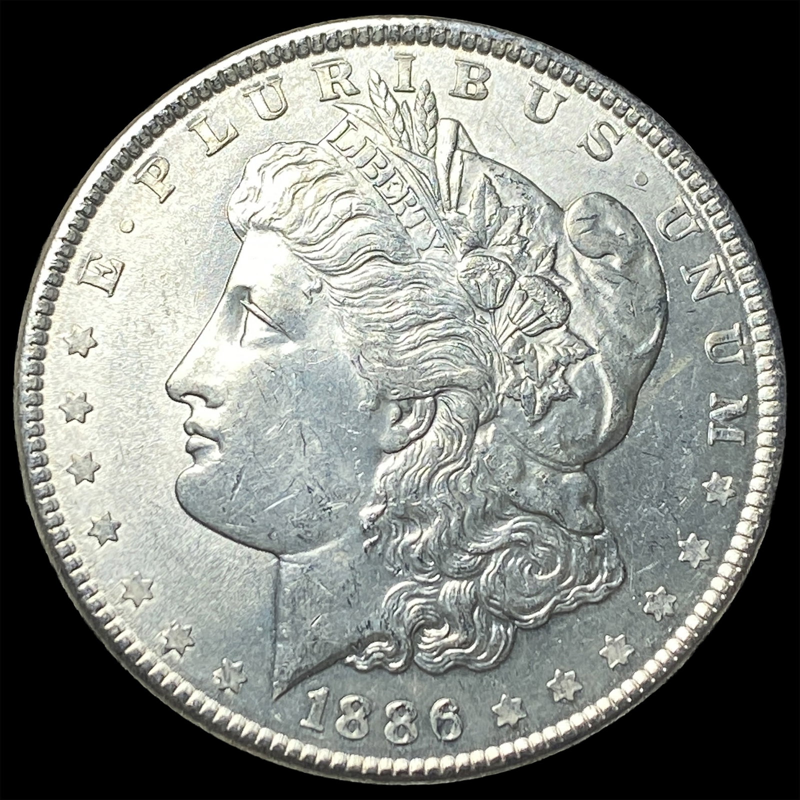 1886 Silver Morgan Dollar UNCIRCULATED: 1886 Silver Morgan Dollar UNCIRCULATED