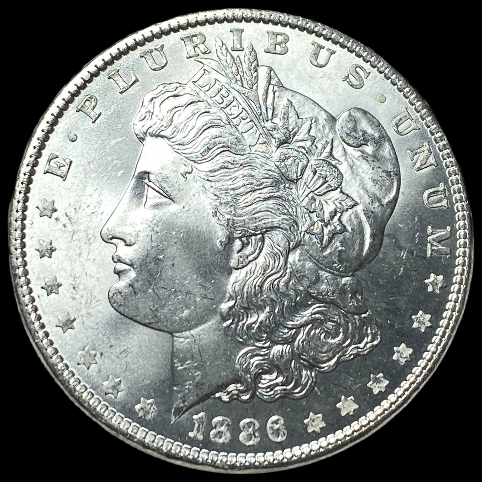 1886 Silver Morgan Dollar UNCIRCULATED: 1886 Silver Morgan Dollar UNCIRCULATED