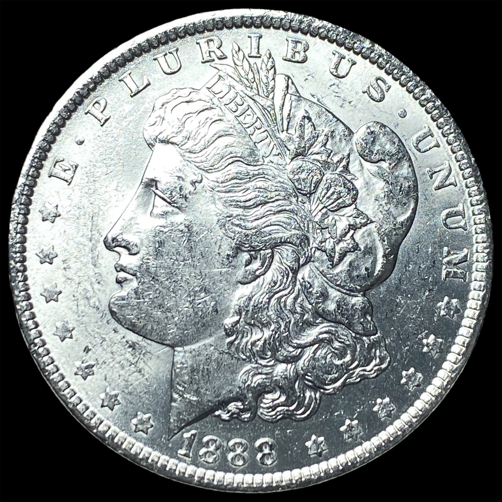 1888 Morgan Silver Dollar UNCIRCULATED: 1888 Morgan Silver Dollar UNCIRCULATED