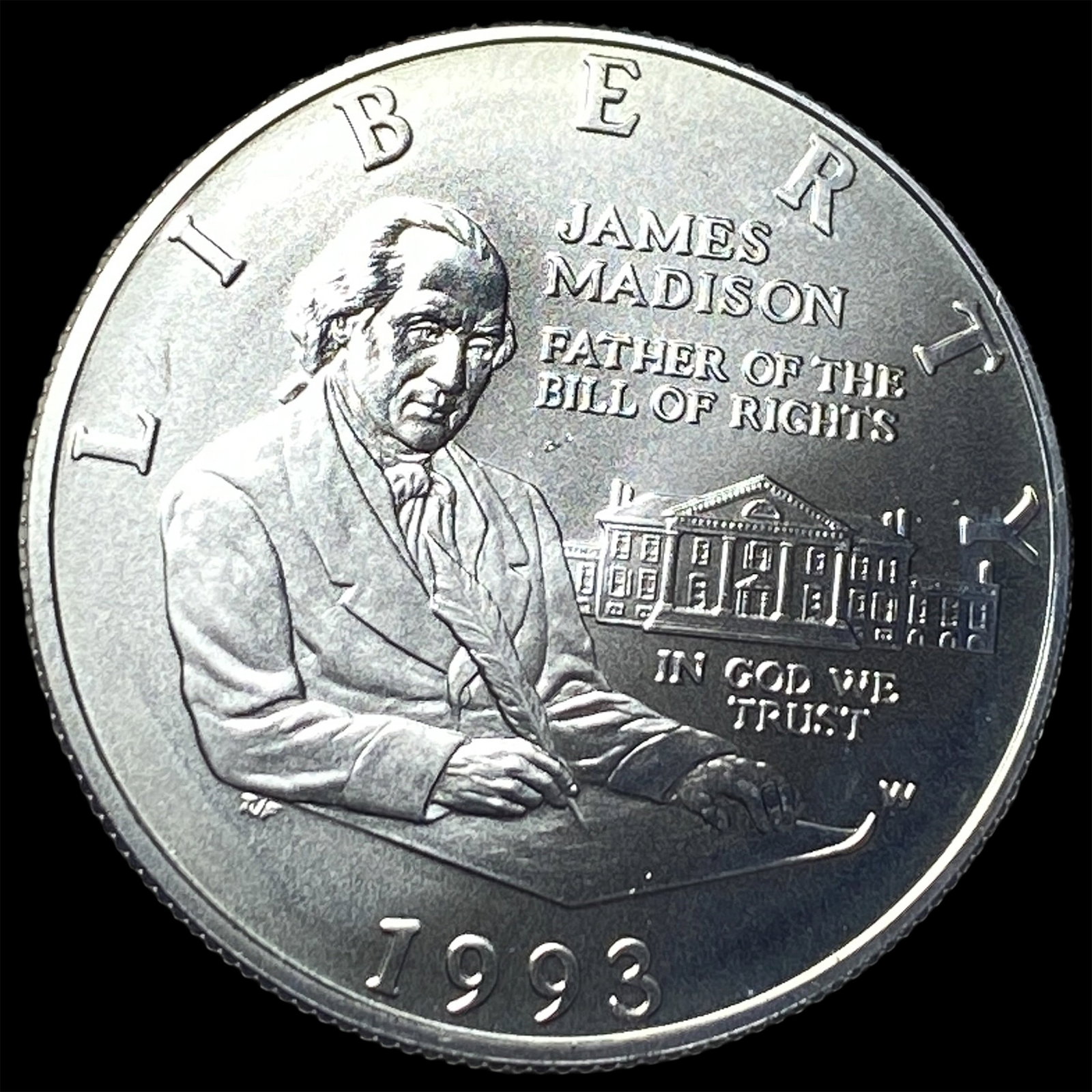 1993-S Bill of Rights Silver Half Dollar SUPERB GEM BU: 1993-S Bill of Rights Silver Half Dollar SUPERB GEM BU