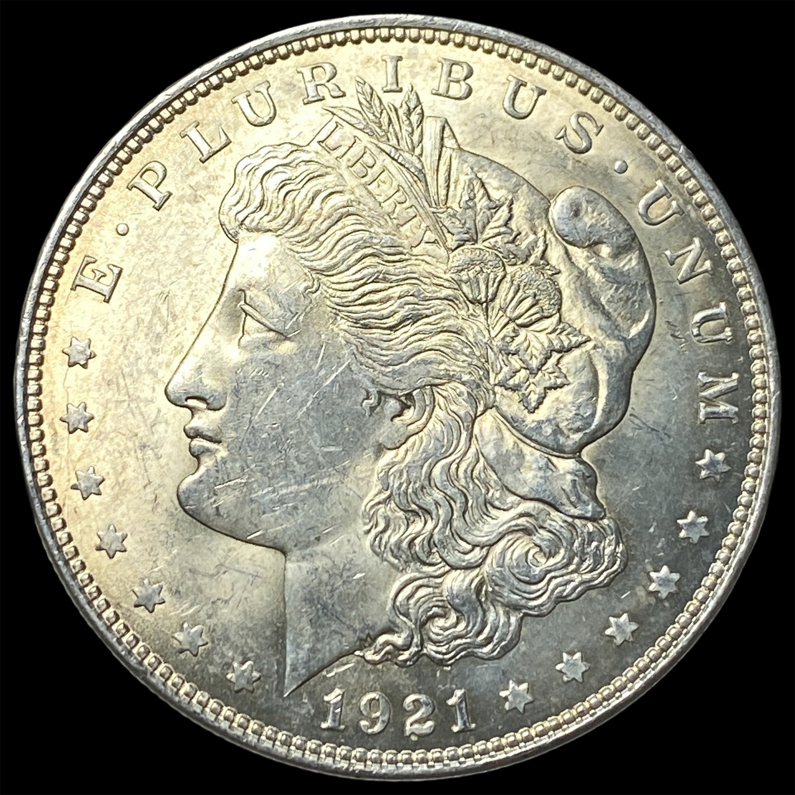 1921 Silver Morgan Dollar CHOICE BU: 1921 Silver Morgan Dollar CHOICE BU