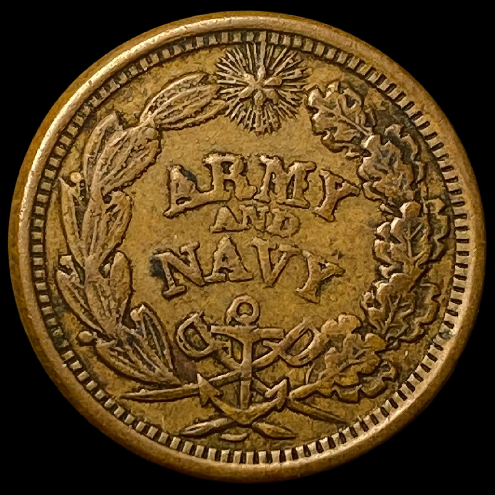 Civil War Token "Army & Navy" / "The Federal Union" CLOSELY UNCIRCULATED (1 of 2)