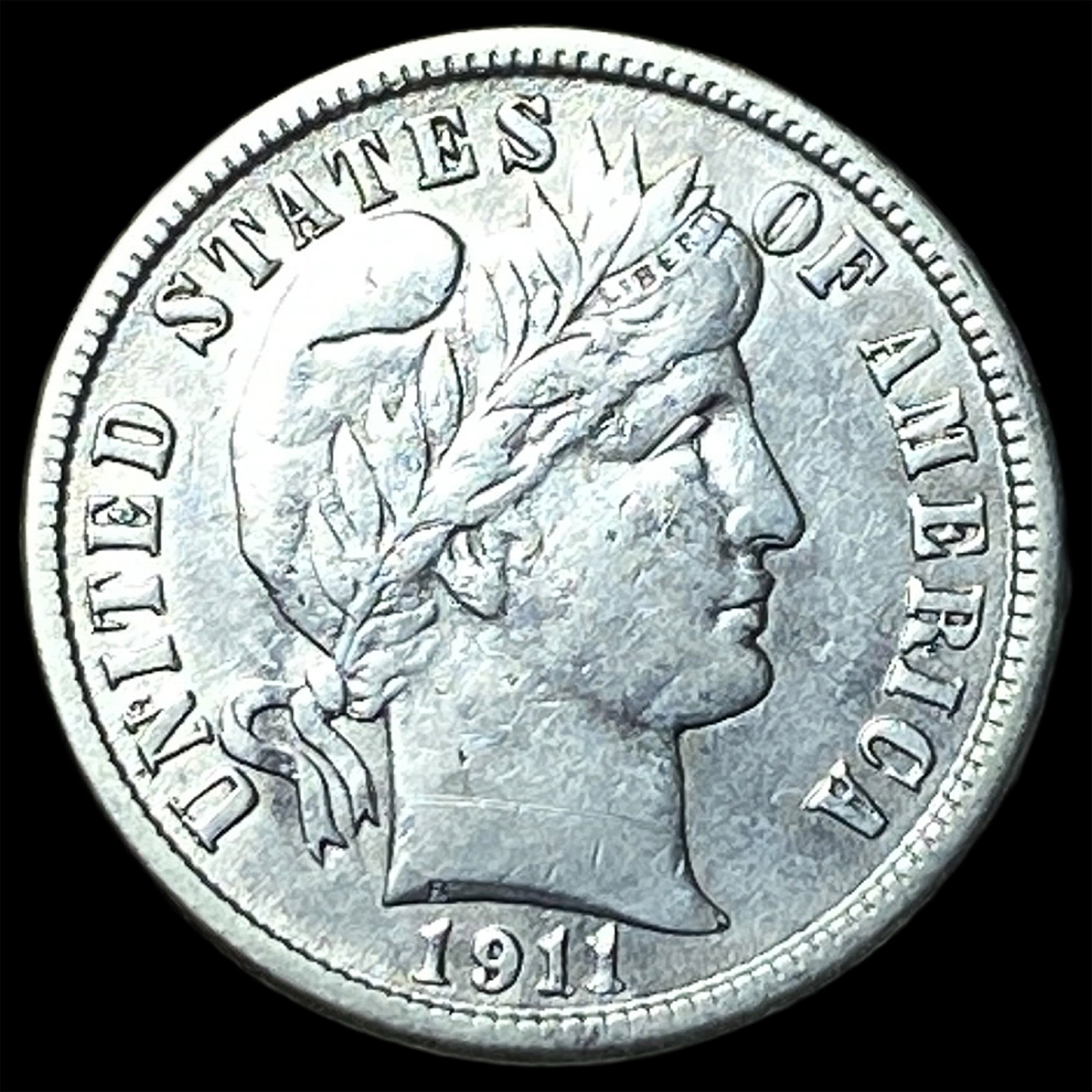 1911 Barber Dime NEARLY UNCIRCULATED (1 of 2)