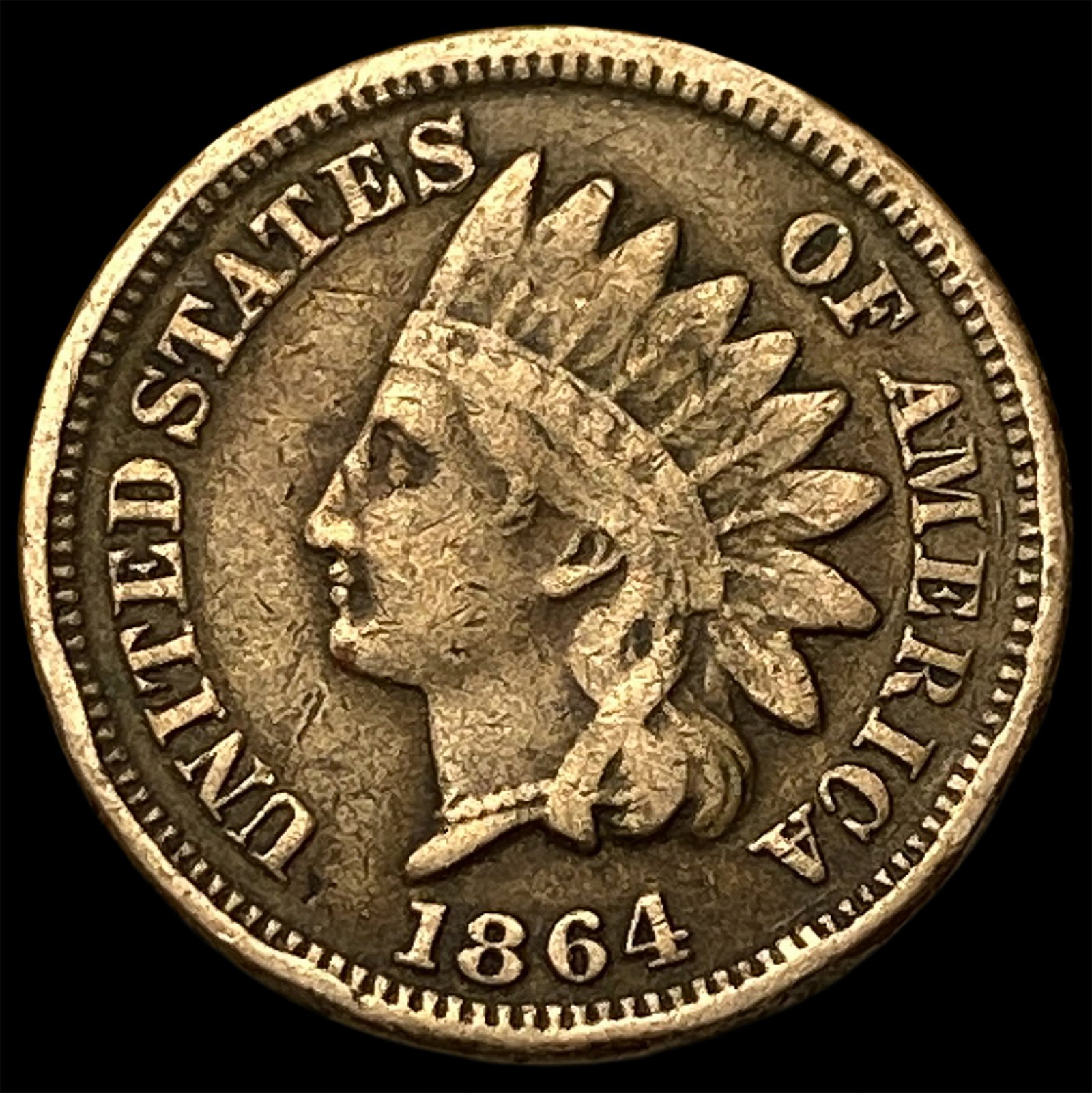 1864 Indian Head Cent LIGHTLY CIRCULATED (1 of 2)
