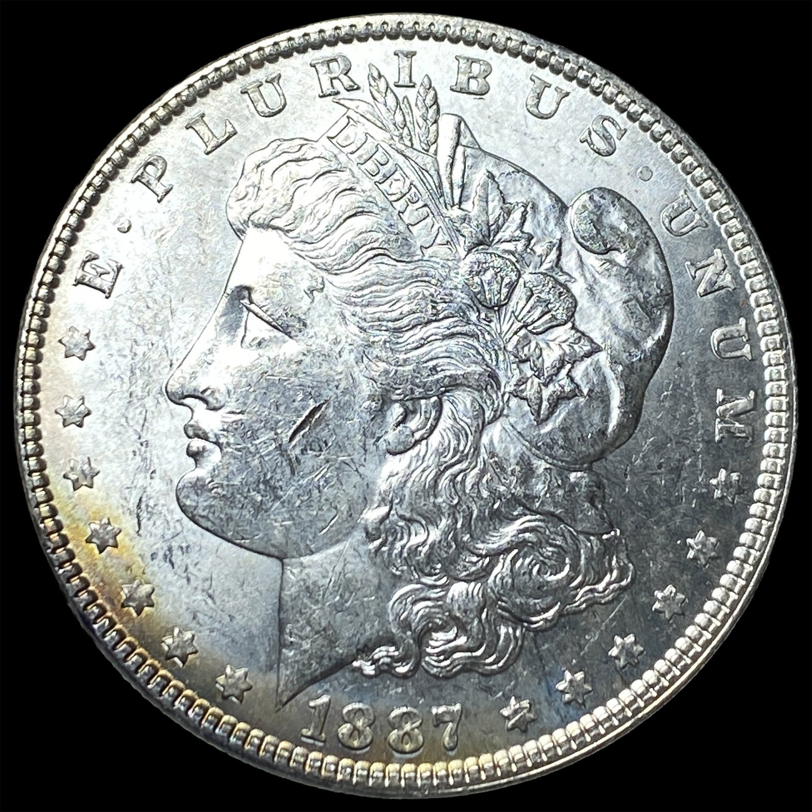 1887 Silver Morgan Dollar UNCIRCULATED: 1887 Silver Morgan Dollar UNCIRCULATED